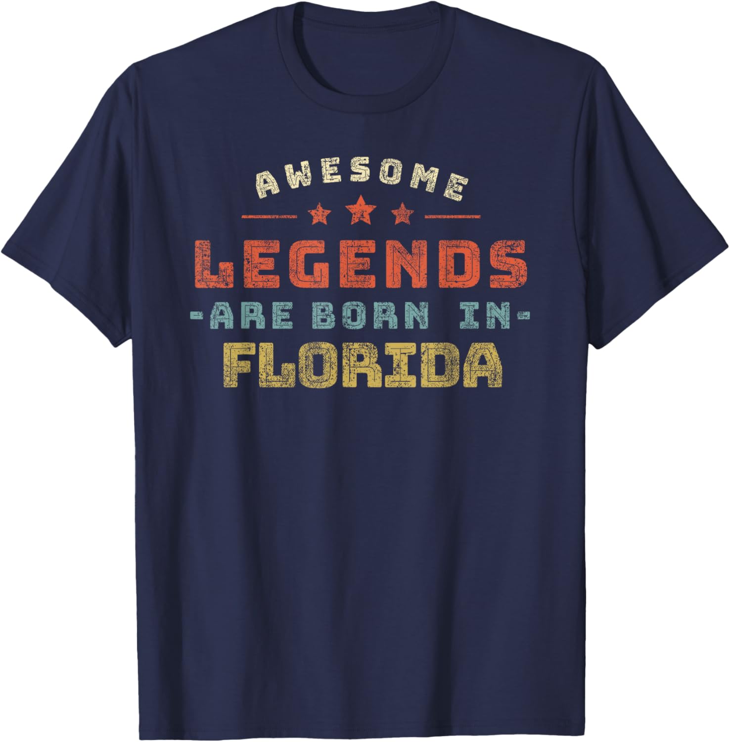 Vintage Florida Birthday T-Shirt for Men and Women - Unique Gift Idea - 8