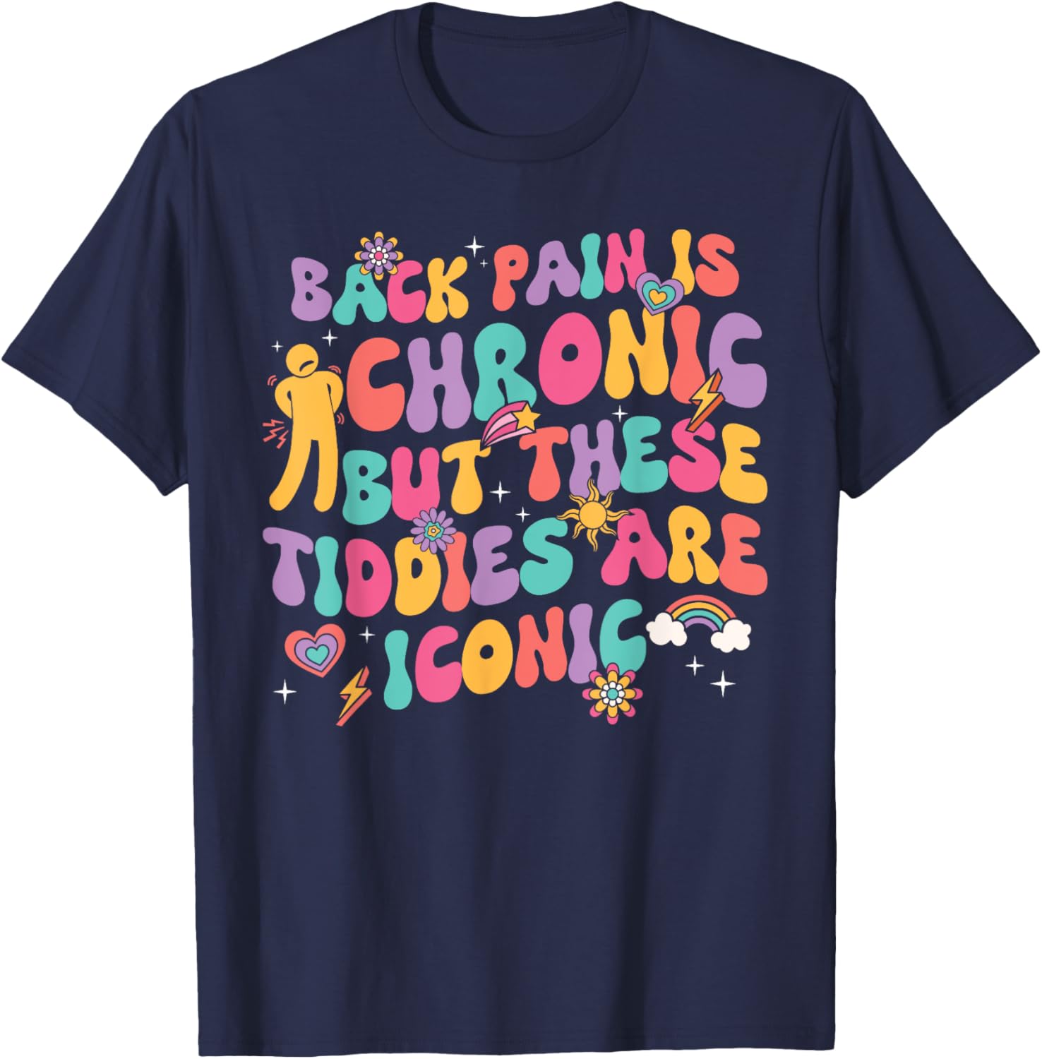 Chronic Back Pain T-Shirt with Iconic Design for Comfort and Style - 4