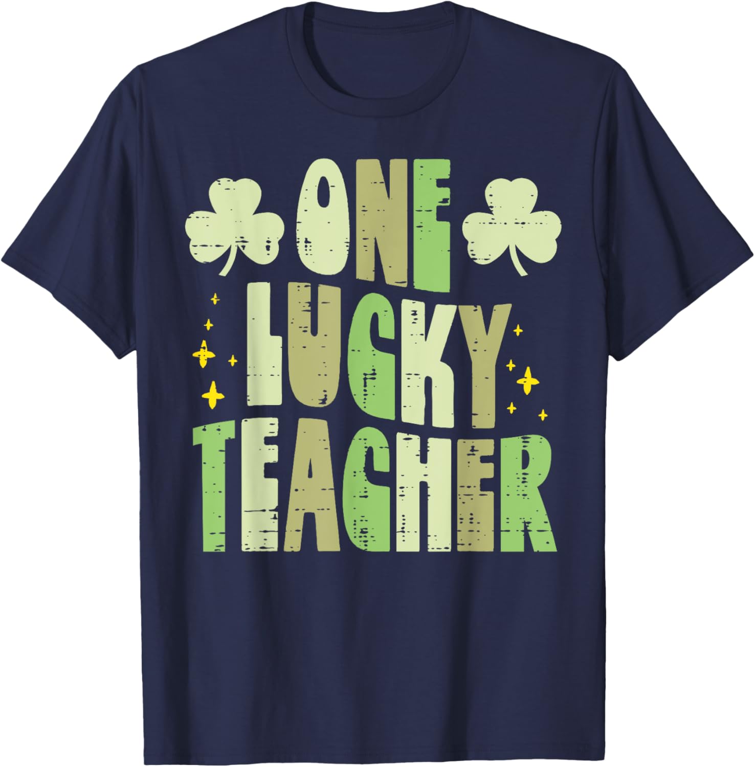 St Patricks Day One Lucky Teacher T-Shirt for Men and Women - 23