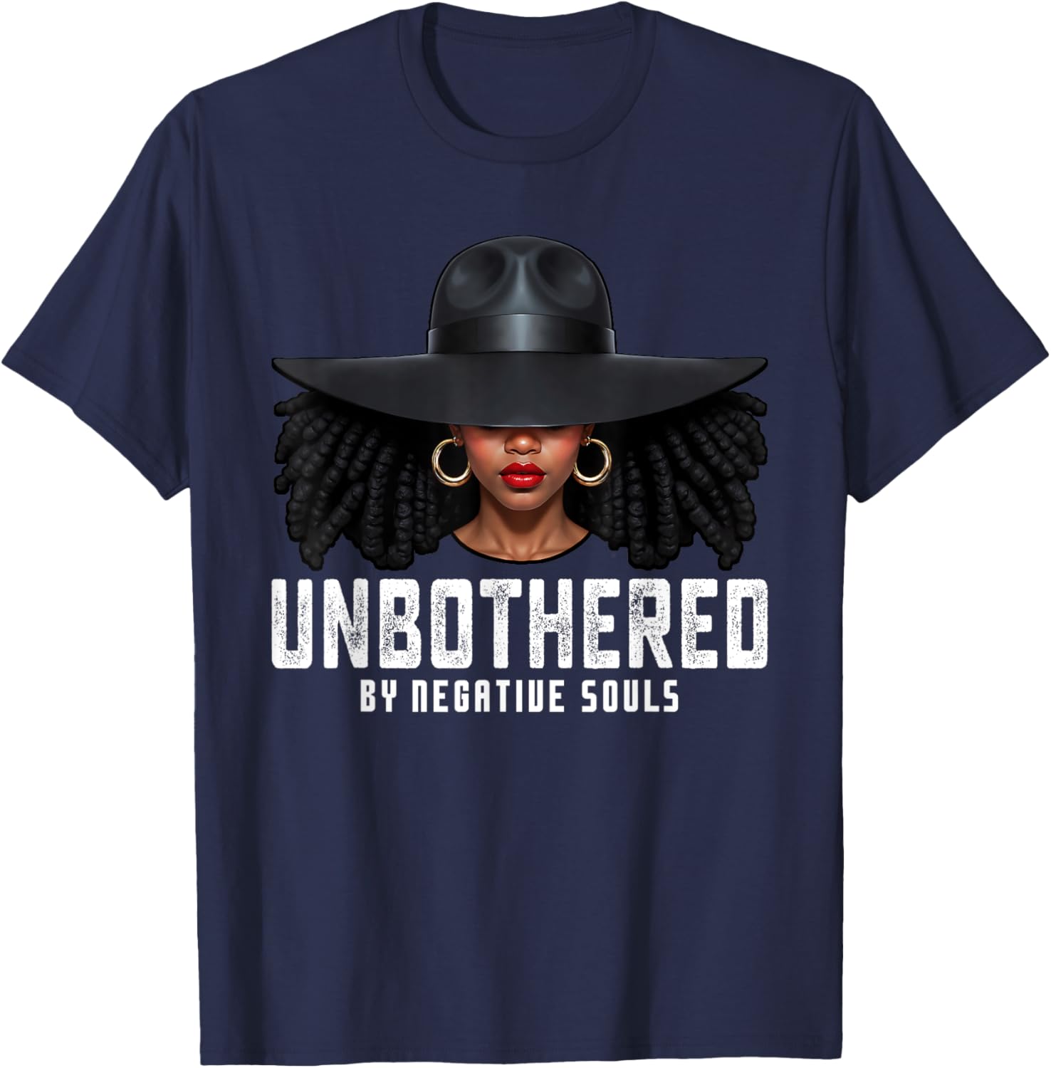 Unbothered Sassy Black Queen T-Shirt for African American Women and Girls - 3