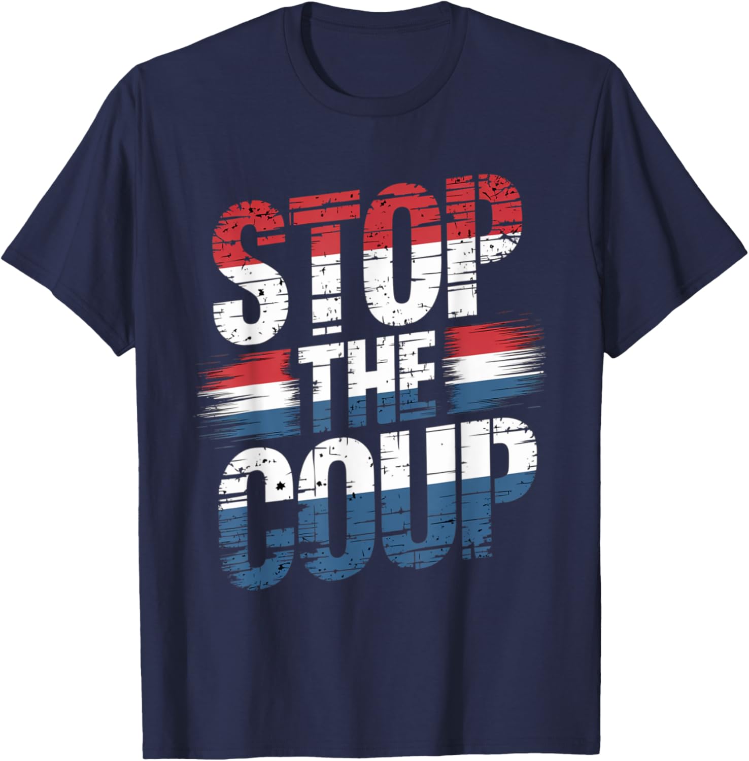 Stop The Coup Protest T-Shirt for Activists and Supporters of Change - 3