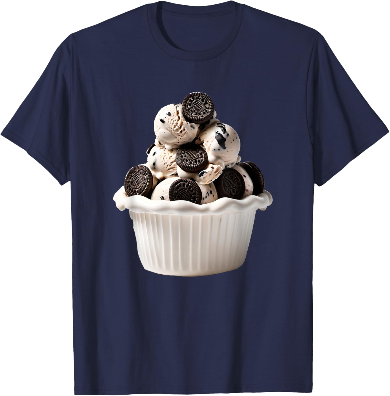 Cookies and Cream Ice Cream T-Shirt for Ice Cream Lovers and Fun Gifts - 27
