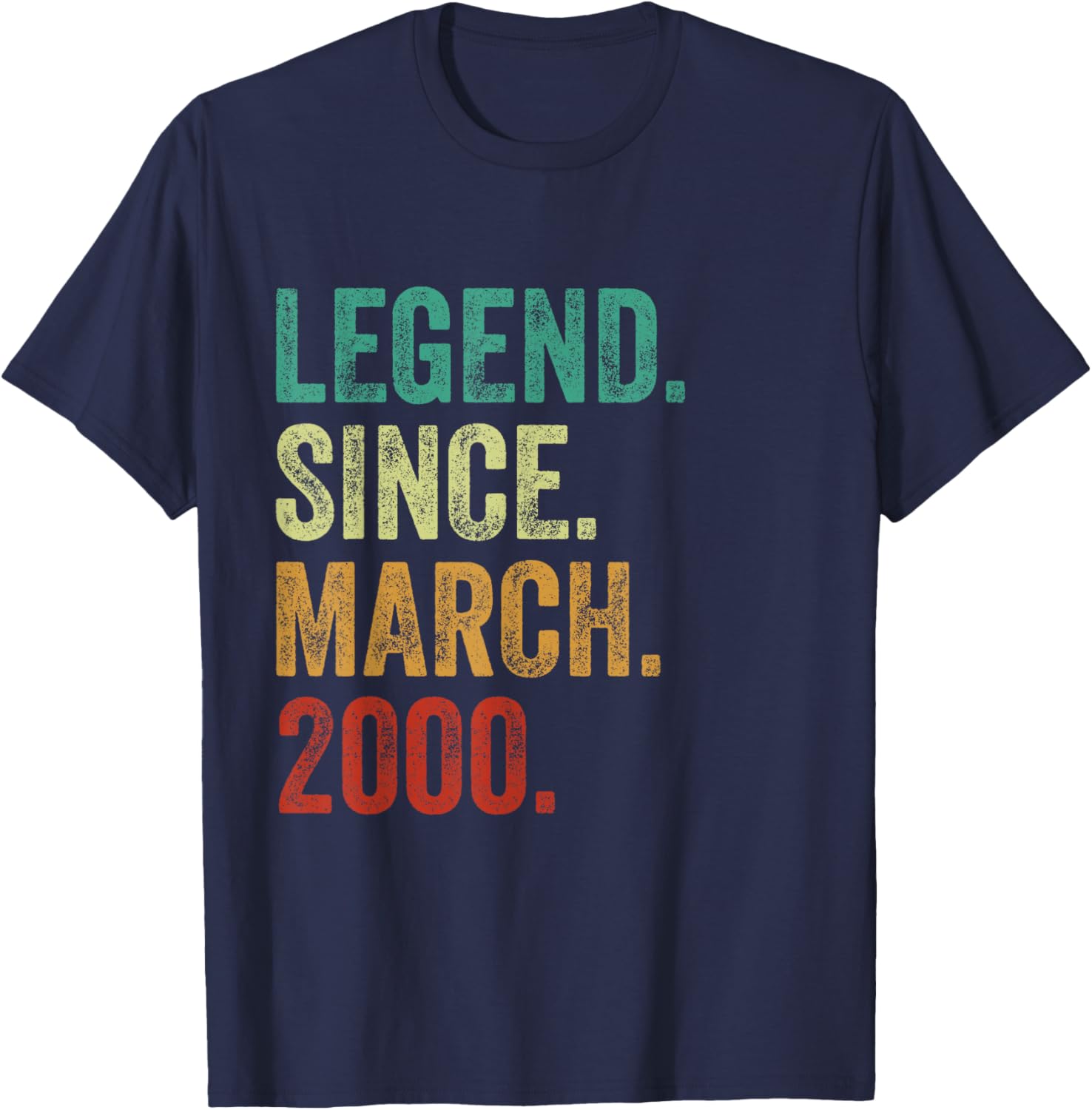 25th Birthday T-Shirt Celebrating 25 Years of Legend Since 2000 - 11