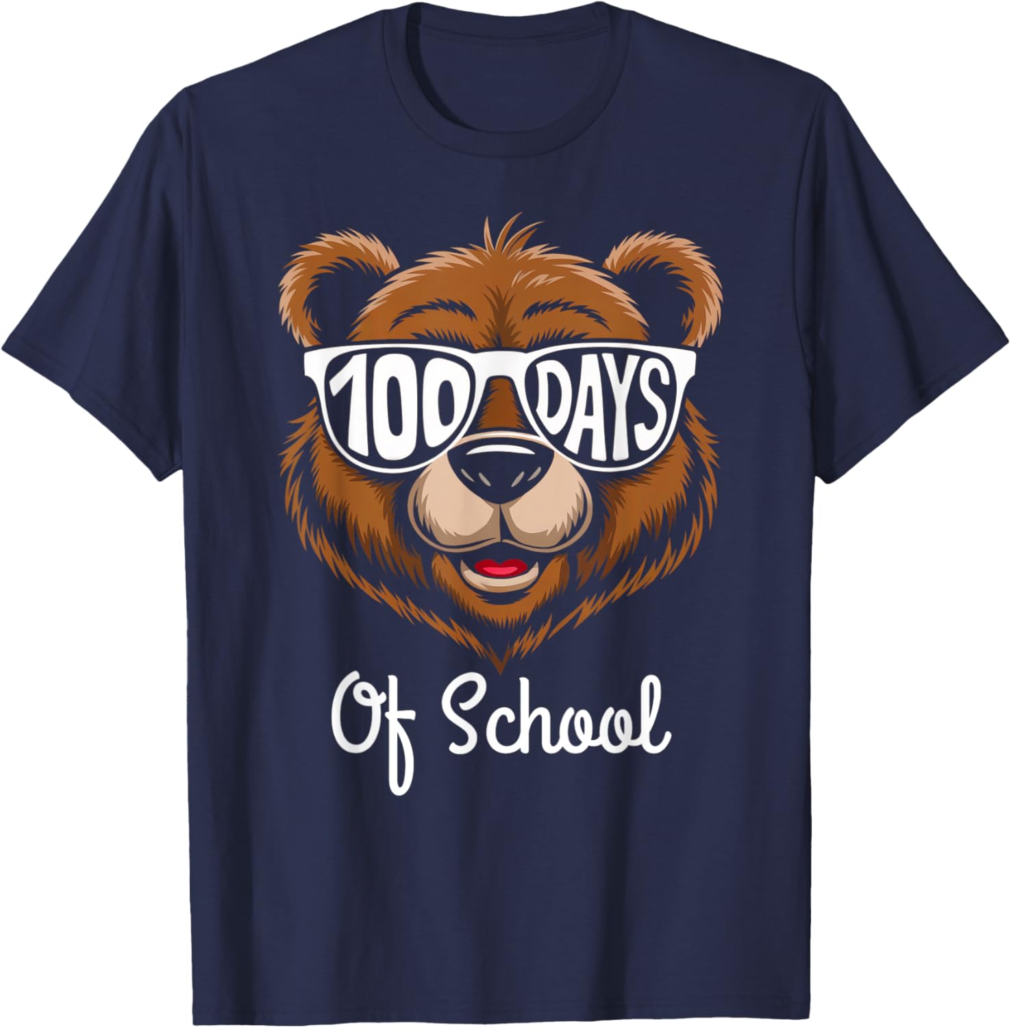 Cool Bear 100 Days Smarter Kids T-Shirt Perfect for 100th Day of School - 8