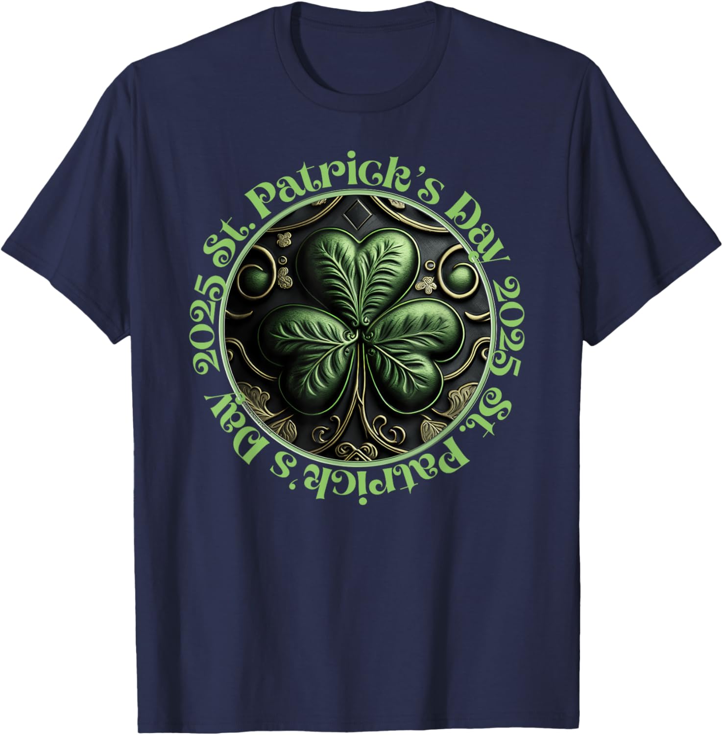Cool Irish Shamrock St. Patrick's Day 2025 T-Shirt for Festive Fun - 6