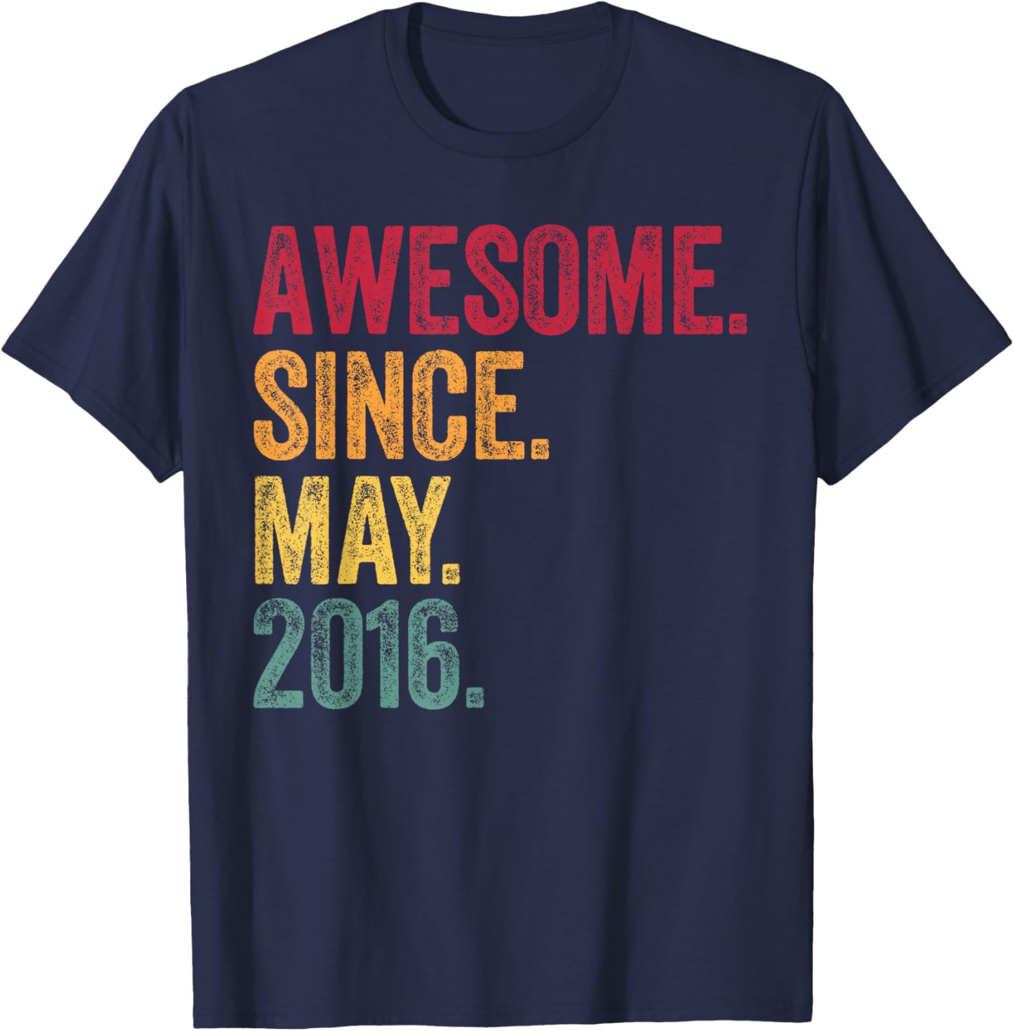 Awesome Since May 2016 9th Birthday Vintage T-Shirt for Kids - 11