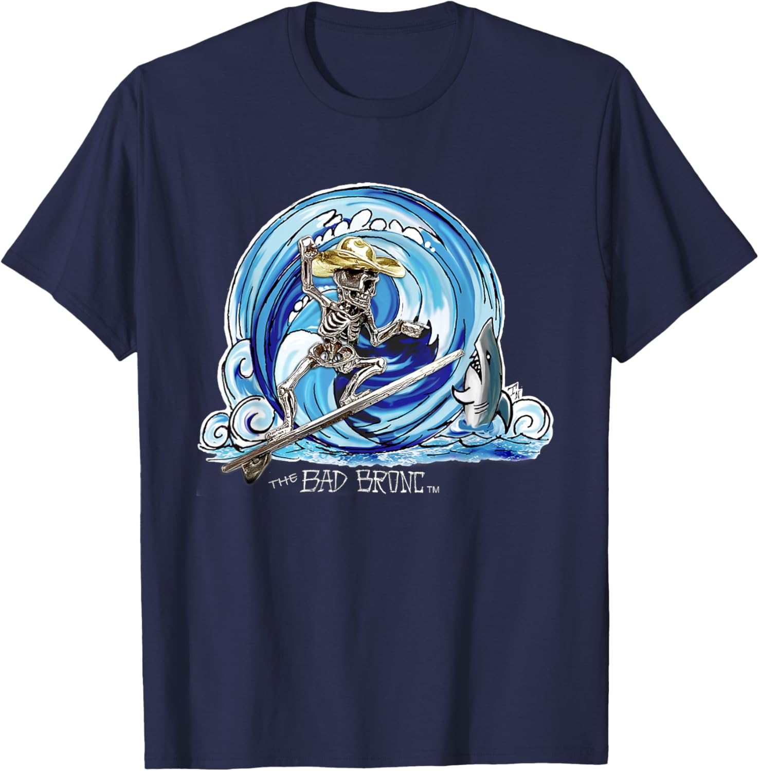 Surfin Cowboy Dude T-Shirt Fun and Stylish Apparel for Beach Lovers - 5
