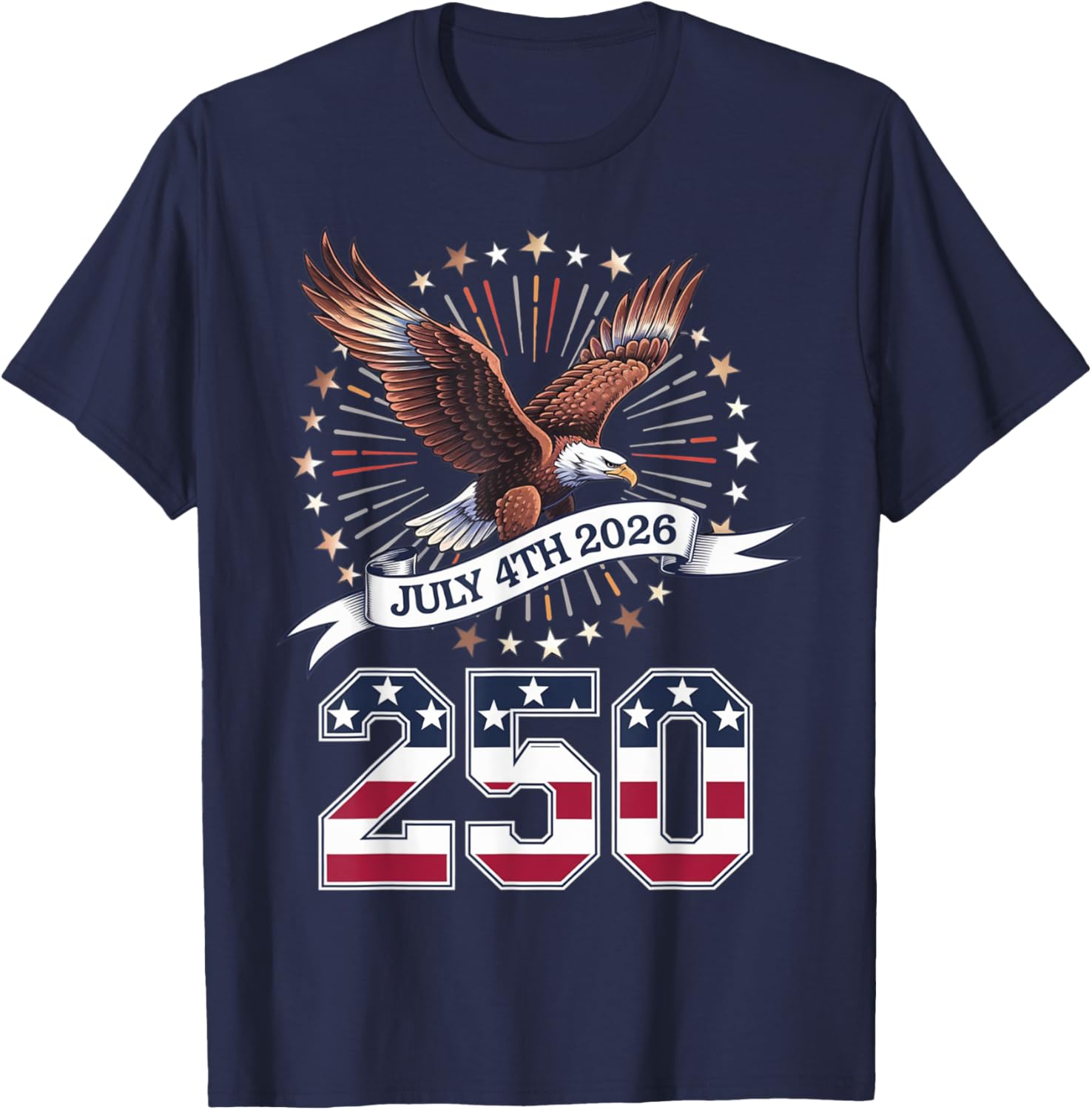 Celebrate 250 Years of Freedom with Our Patriotic July 4th T-Shirt - 7