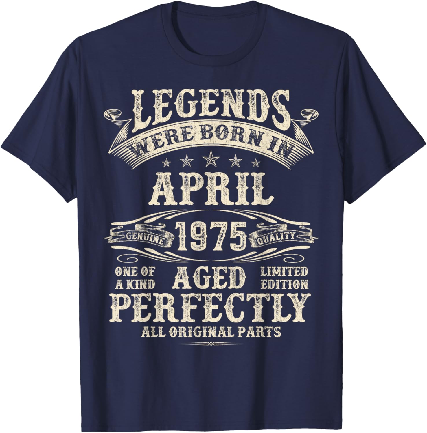 50th Birthday Gift for Men - Classic April 1975 T-Shirt for Him - 7