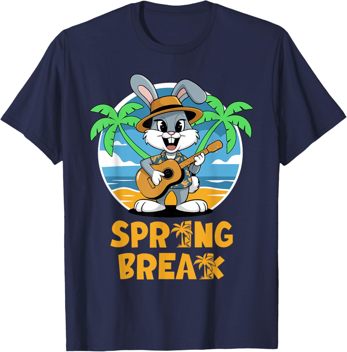 2025 Spring Break Graphic T-Shirt for Kids - Colorful Beach Wear Fun - 10