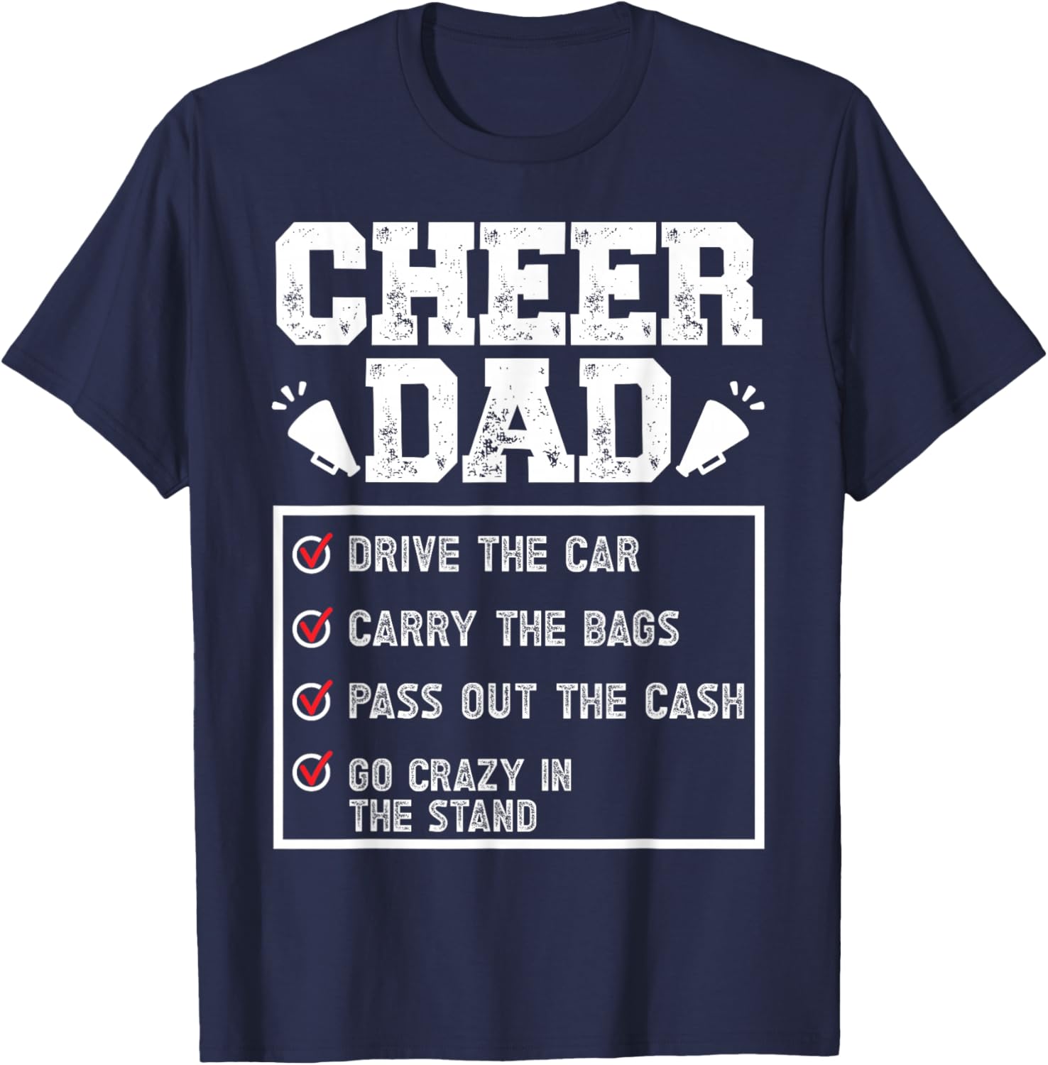 Cheer Dad T-Shirt Perfect Gift for Supportive Fathers in Style - 6