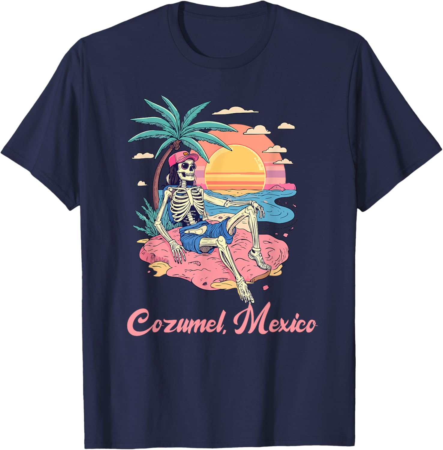 Cozumel Mexico Vacation T-Shirt for Men and Women Souvenir Apparel - 4