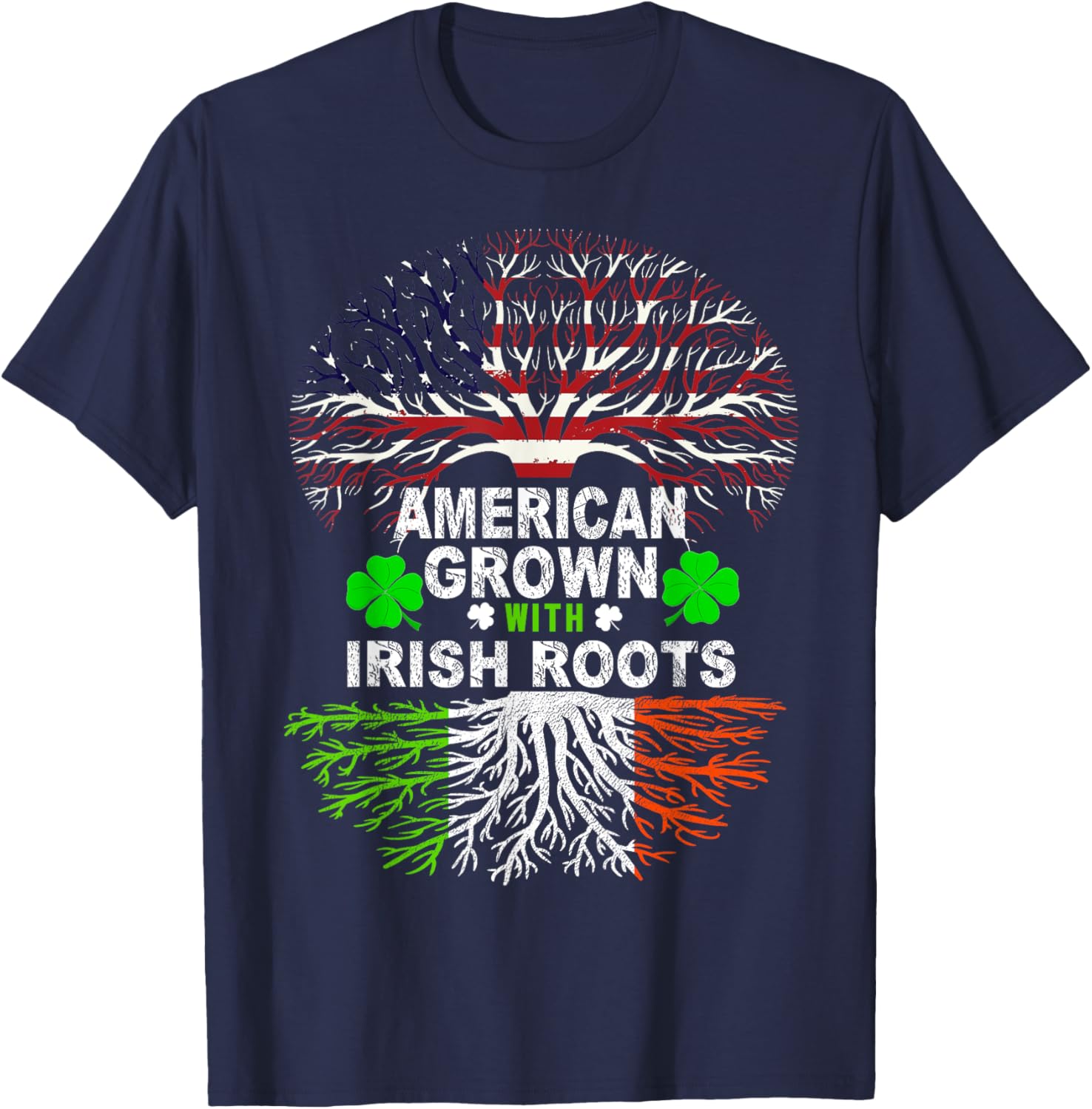 American Grown Irish Roots St. Patrick's Day T-Shirt for Festive Fun - 3