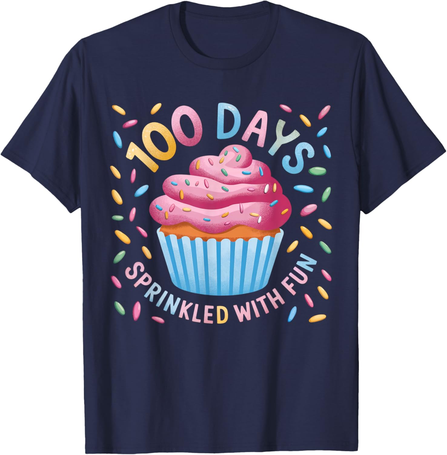 100 Days of Fun 100th Day of School Teacher T-Shirt for Girls - 14