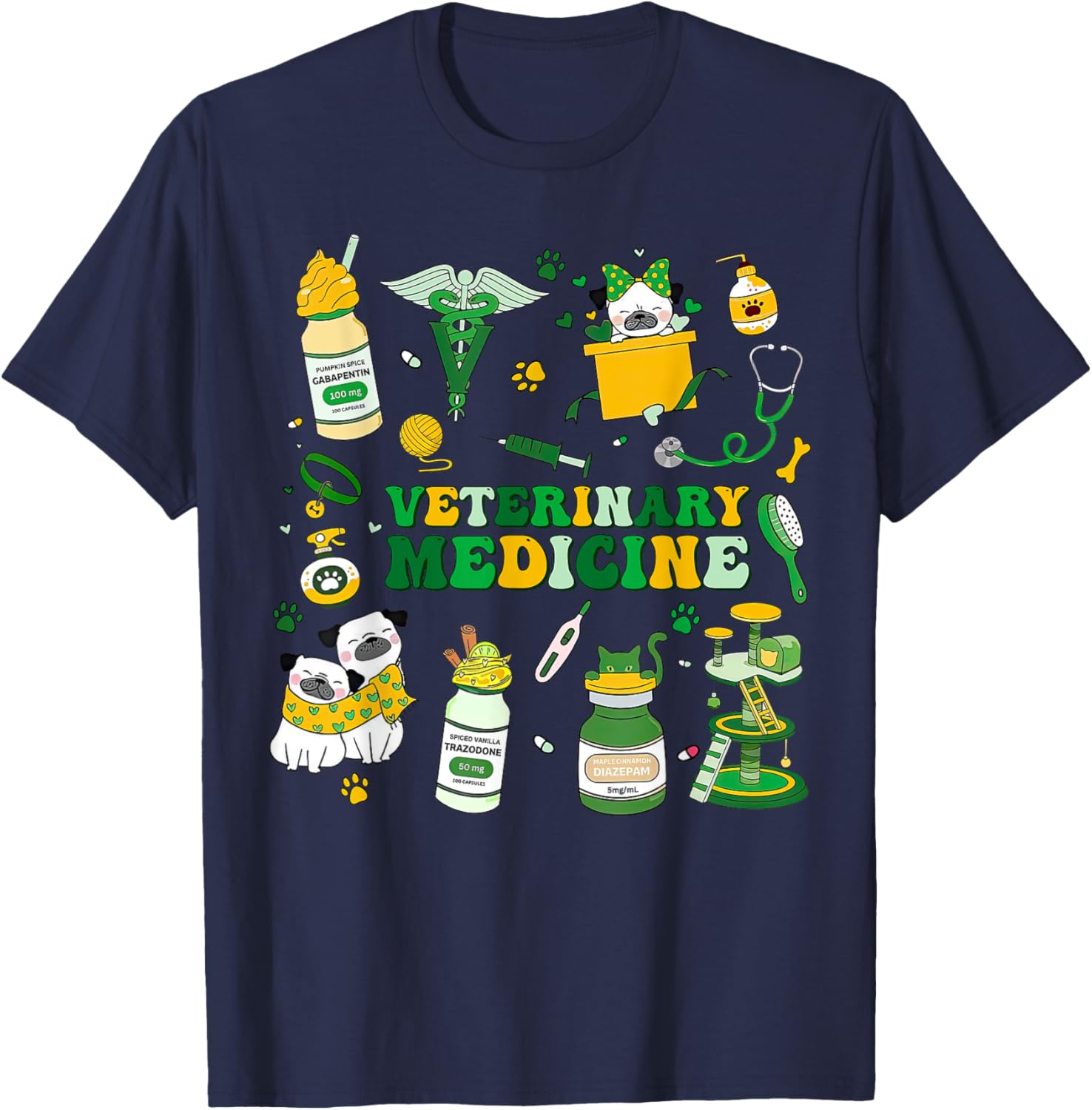 St Patrick's Day Vet Tech T-Shirt for Dog and Cat Lovers - 14