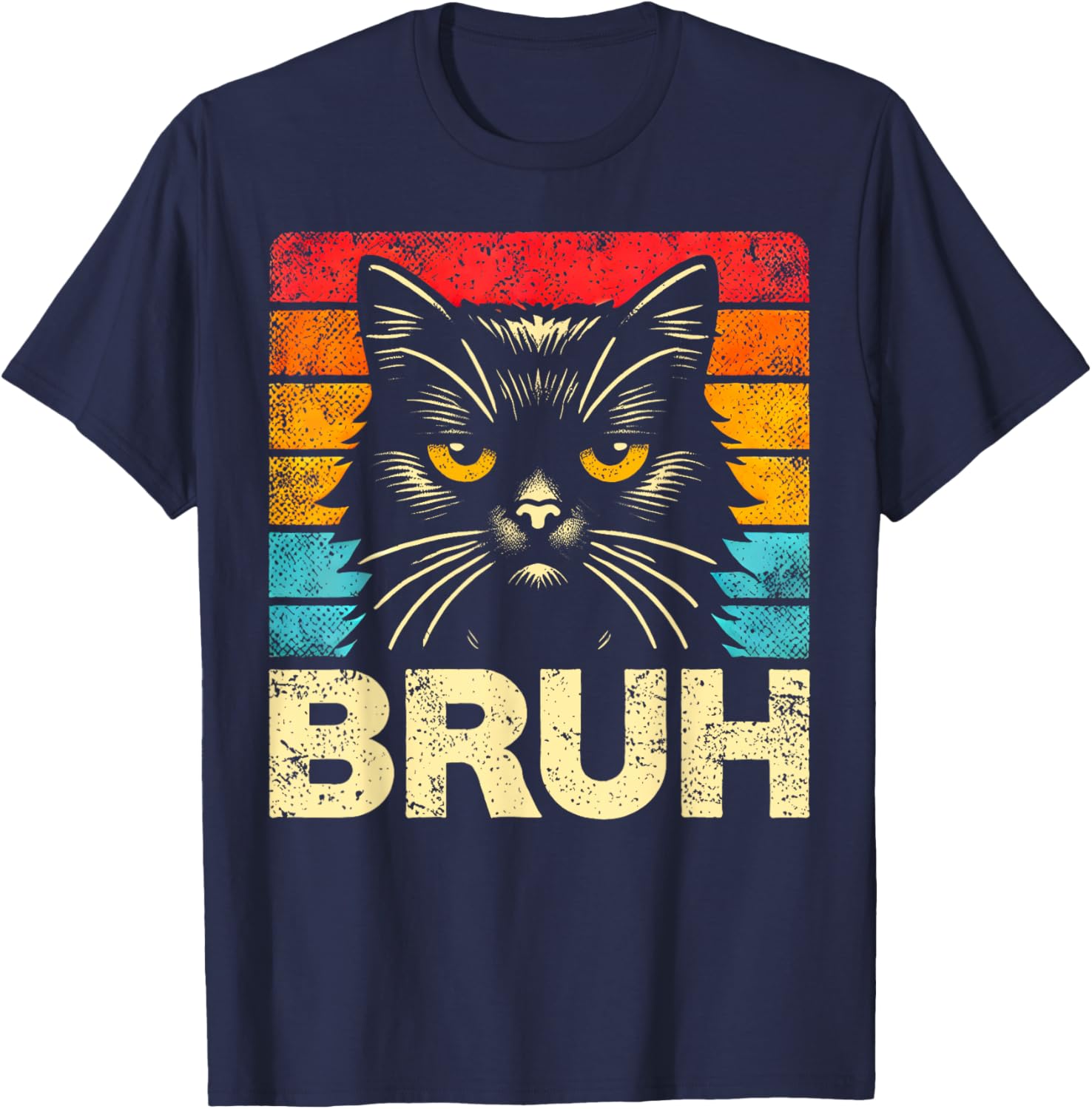Funny Cat Bruh Meme T-Shirt for Boys, Girls, Kids, and Adults - 14