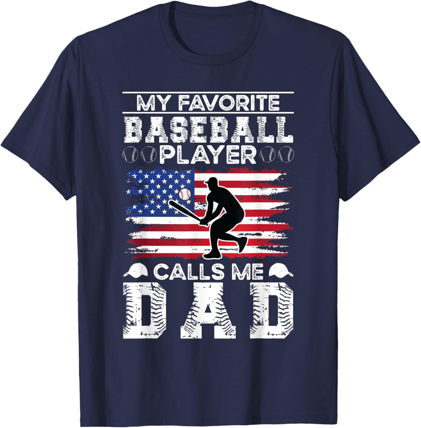 Cool Baseball Dad T-Shirt for Sports Lovers - Comfortable & Stylish Gear - 3