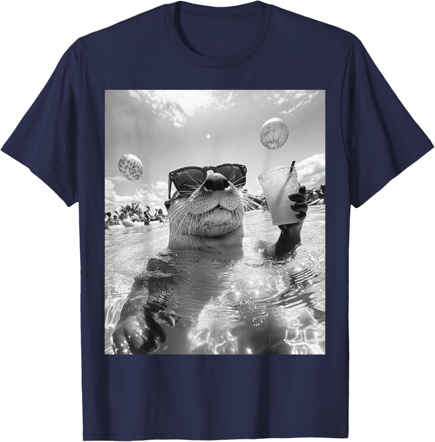 Cool Otter Selfie T-Shirt for Fun and Stylish Casual Wear - 16