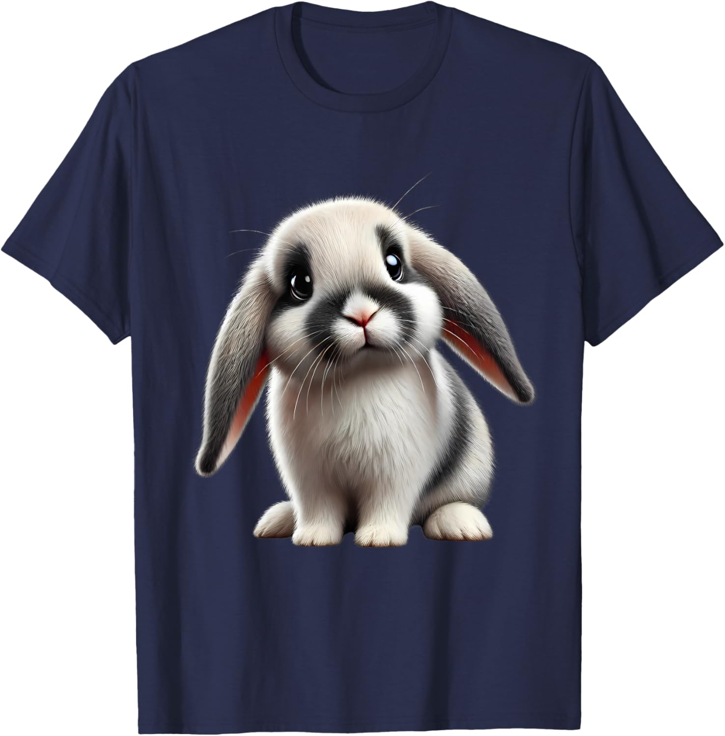 Cute Bunny T-Shirt for Kids and Women - Fun Rabbit Graphic Tee - 3