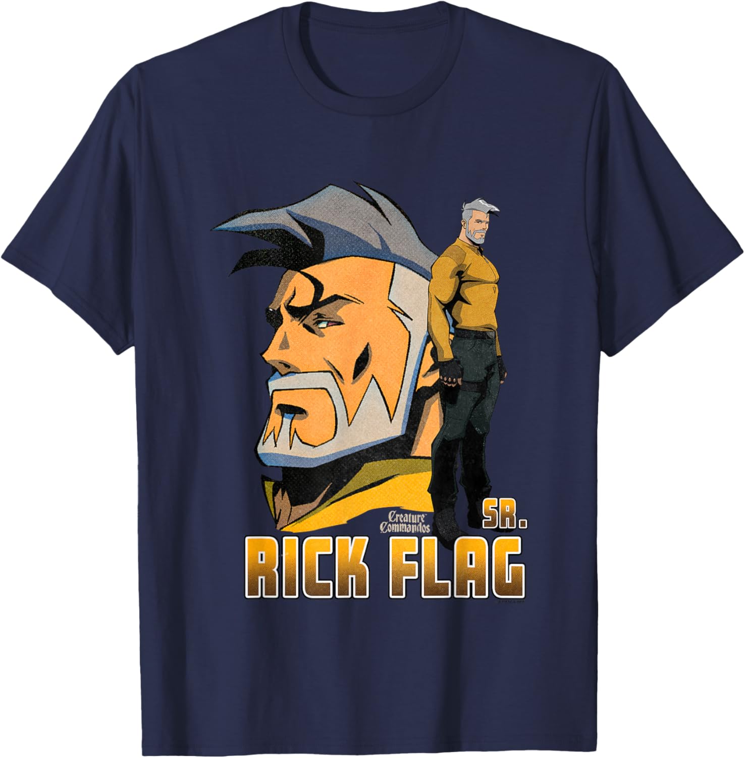 Creature Commandos Rick Flag Sr. T-Shirt for Fans of Action Heroes - 1