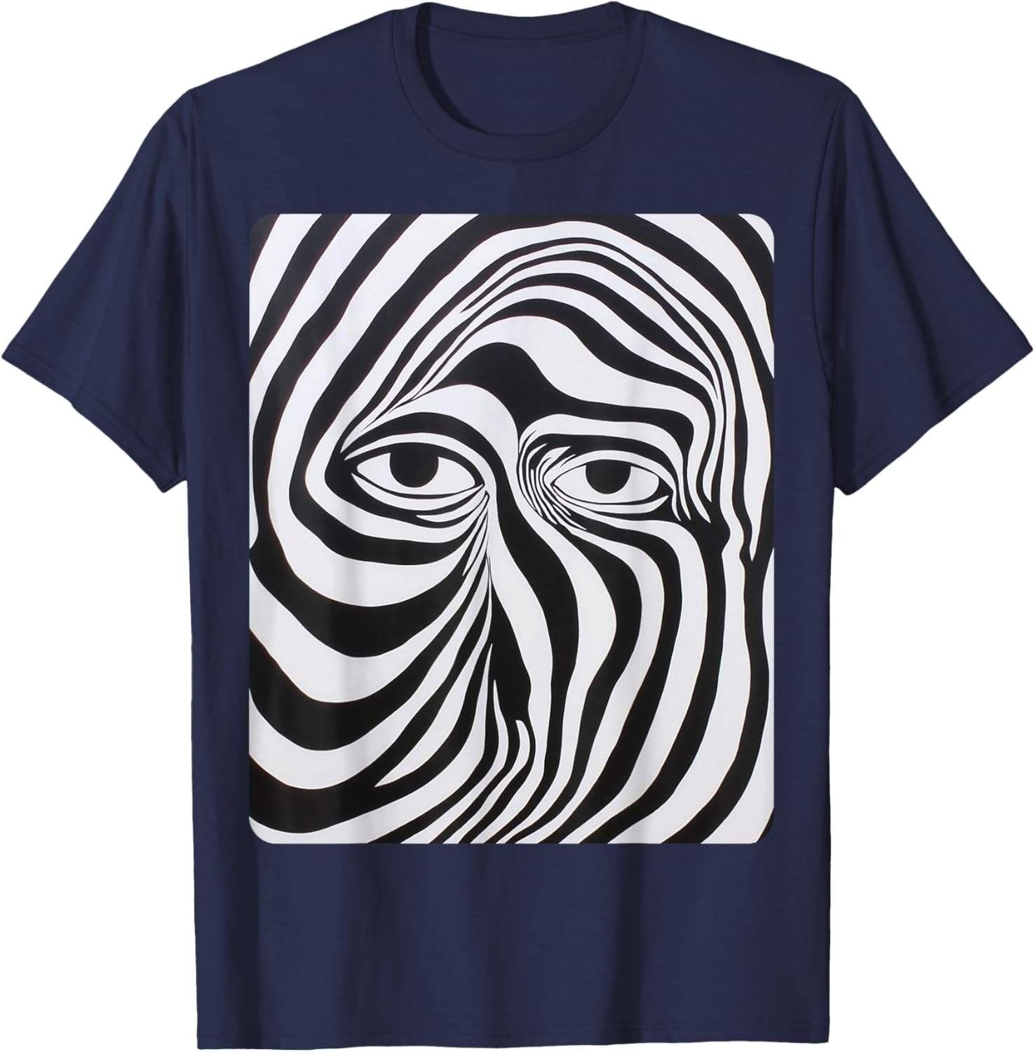 Stylish Eyes White and Black Designer T-Shirt for Trendy Fashion Lovers - 24