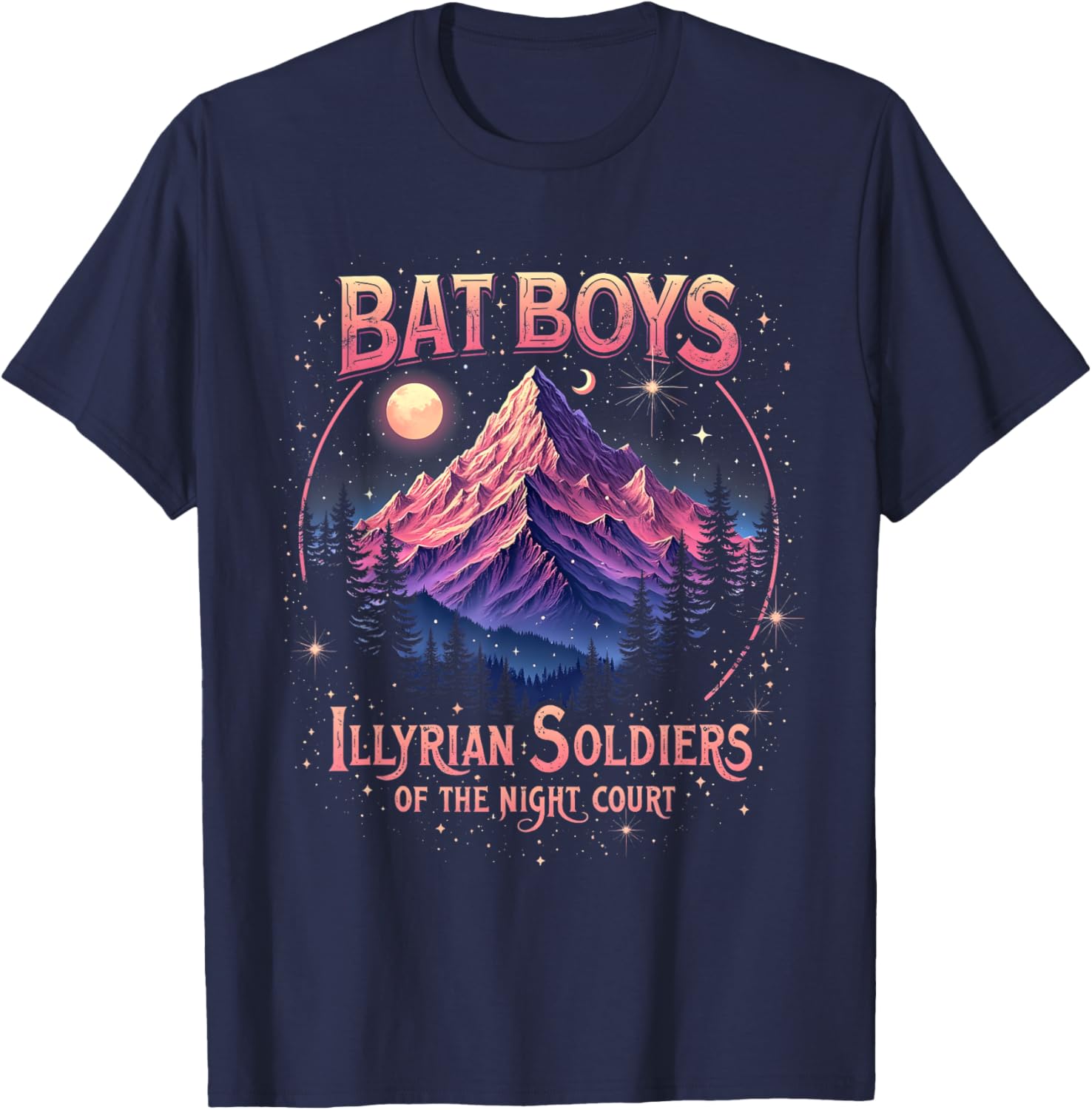 Bat Boys Night Court Bookish T-Shirt for Mountain Nesta Fans - 1