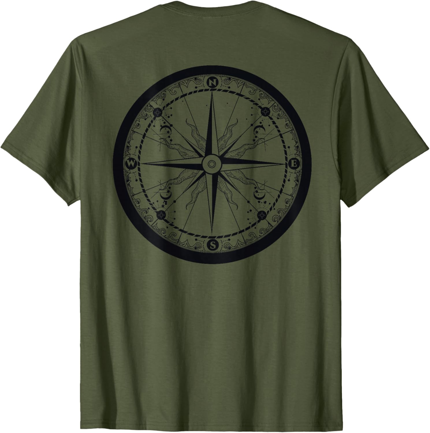 Beautiful Compass Sailing and Hiking Adventure T-Shirt for Travelers - 10