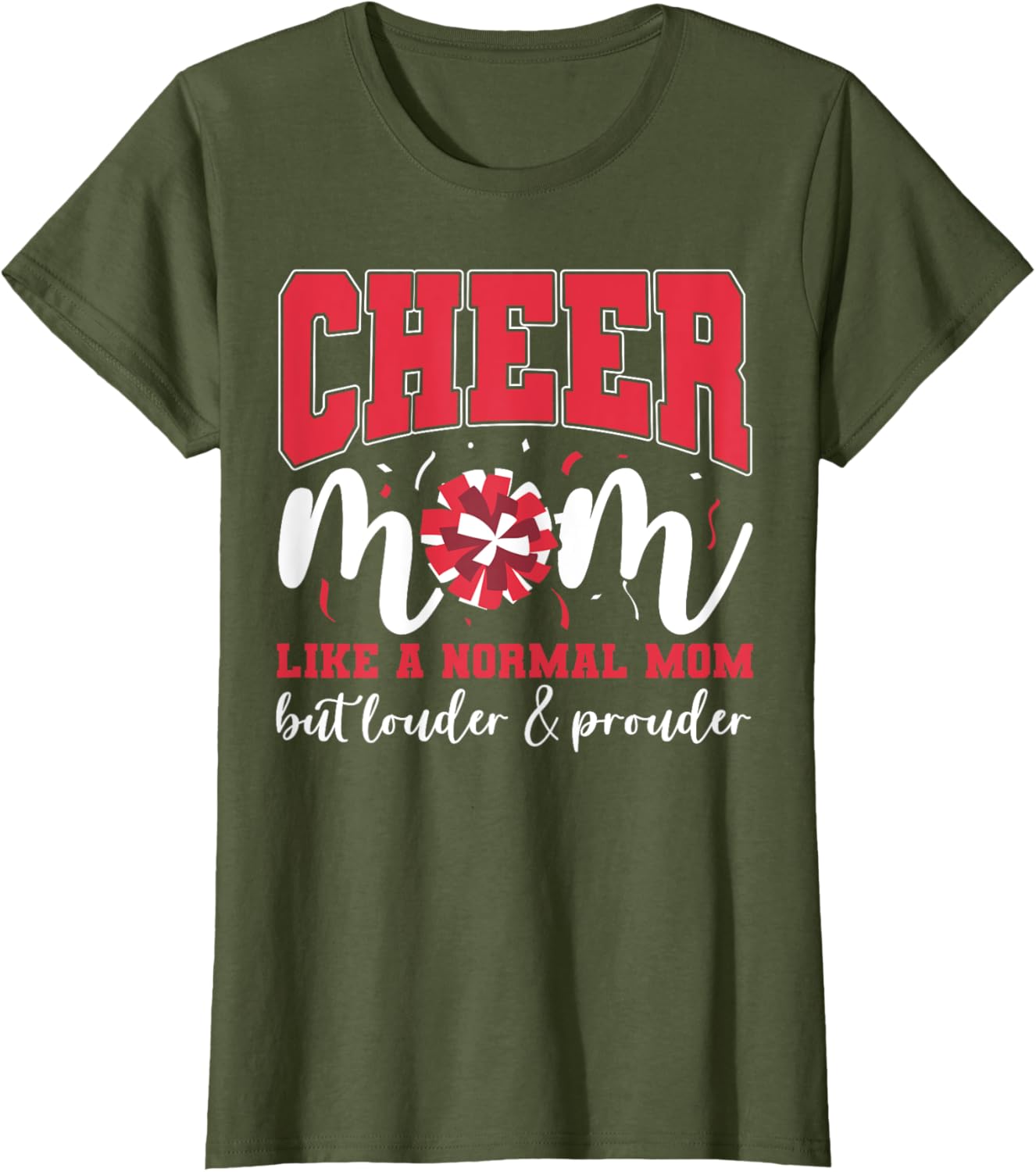 Cheer Mom T-Shirt Perfect for Supportive Moms on Game Day - 3