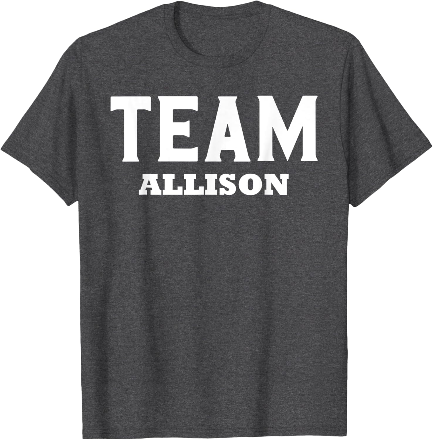 Team ALLISON T-Shirt Personalized Name Support for Fans and Friends - 14