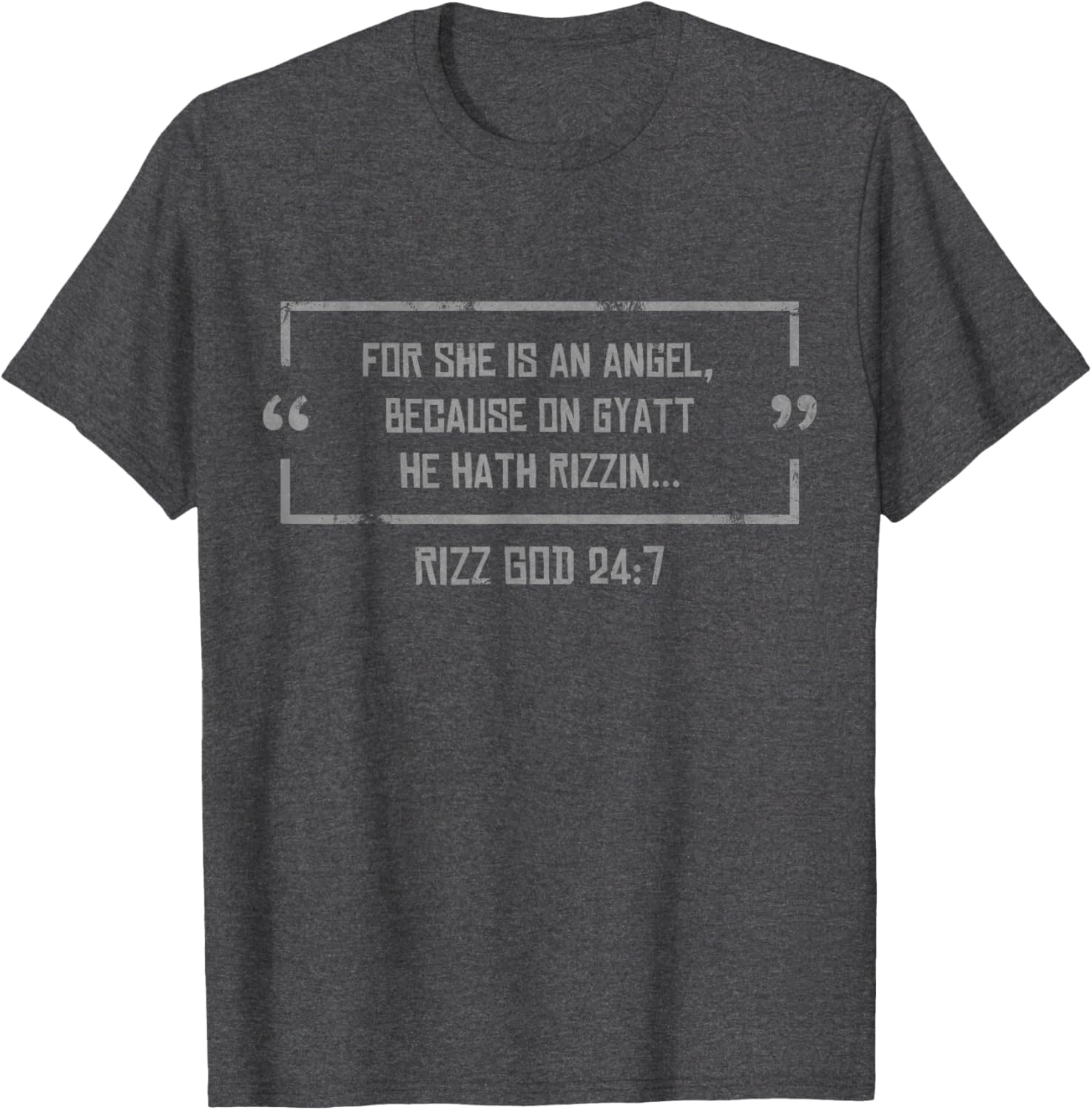 Rizz God T-Shirt - Funny Meme Design for Charisma Lovers - 4