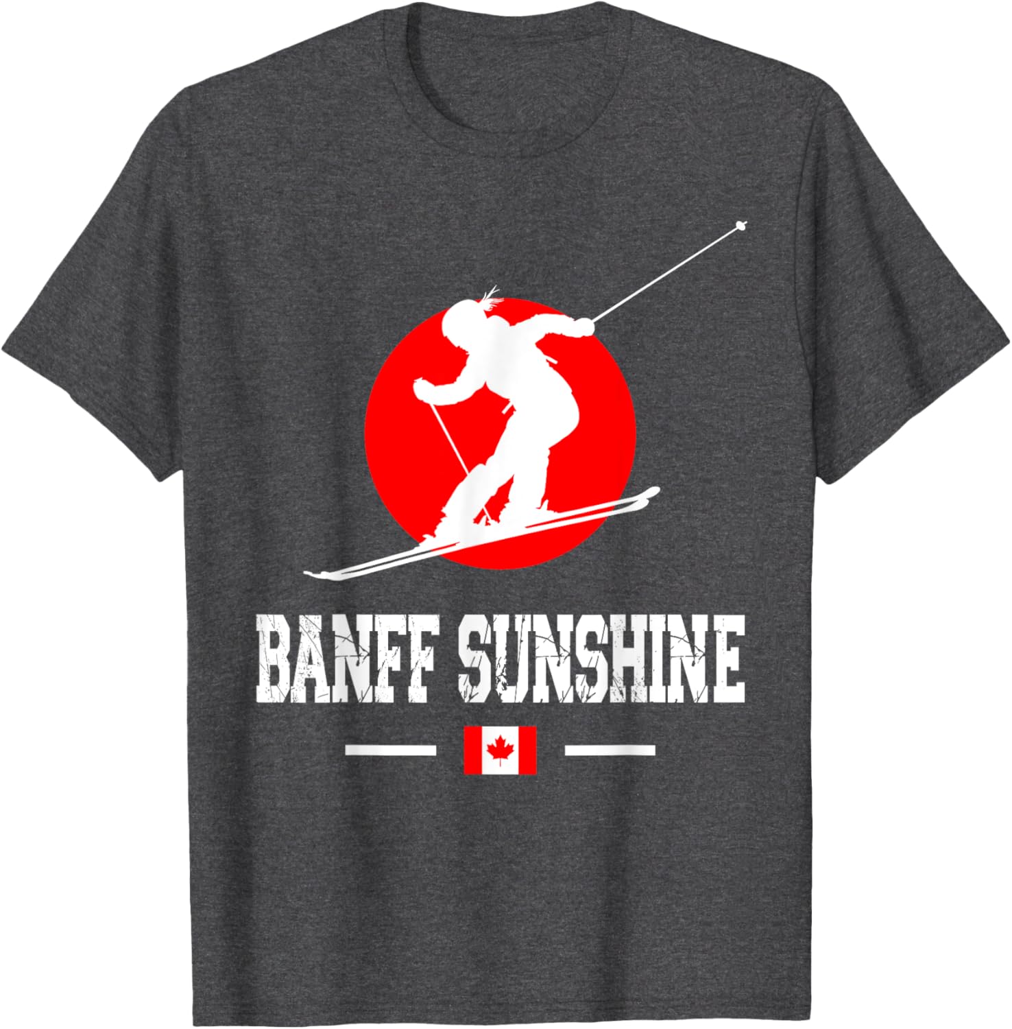 Banff Sunshine Ski Resort T-Shirt for Rocky Mountains Skiing Lovers - 6