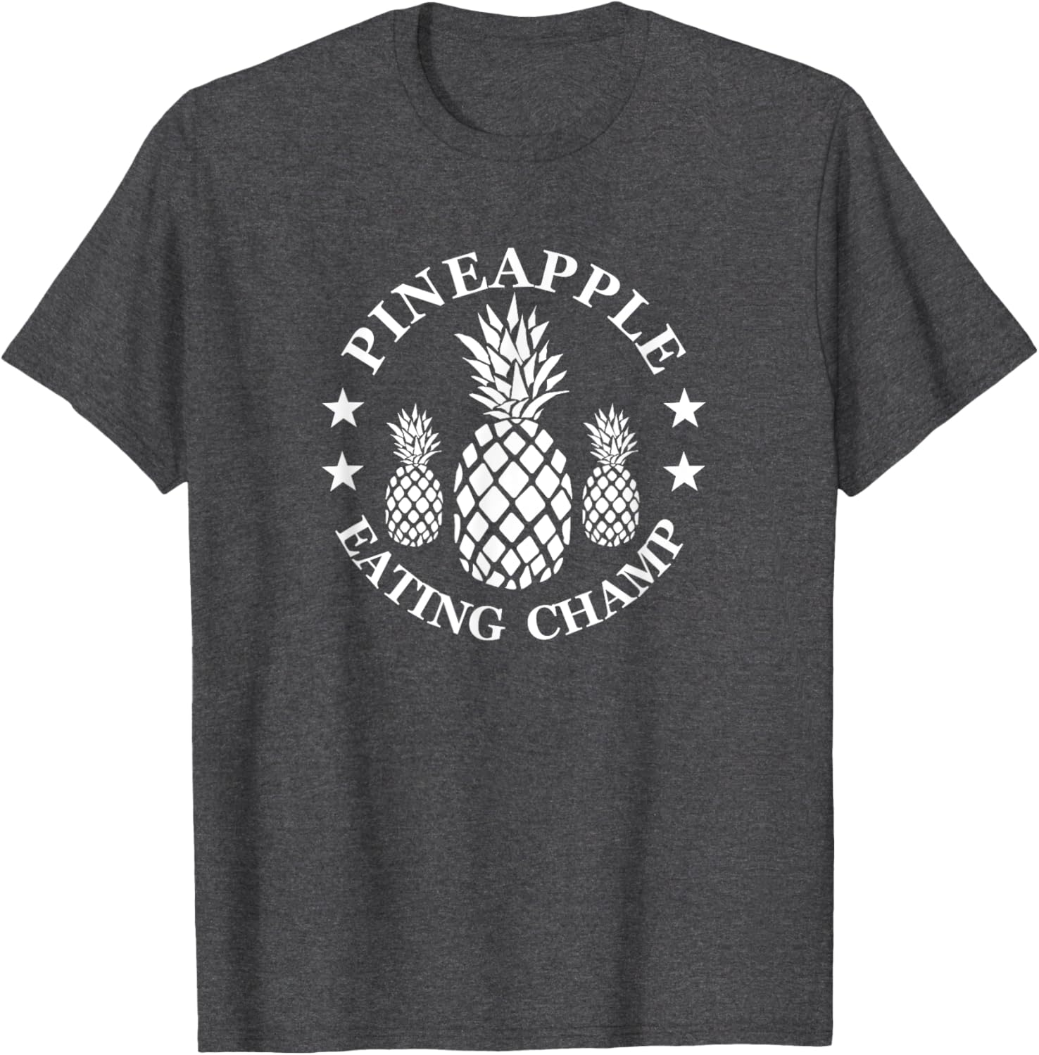 Tropical Pineapple Eating Champion T-Shirt for Fun Summer Style - 18