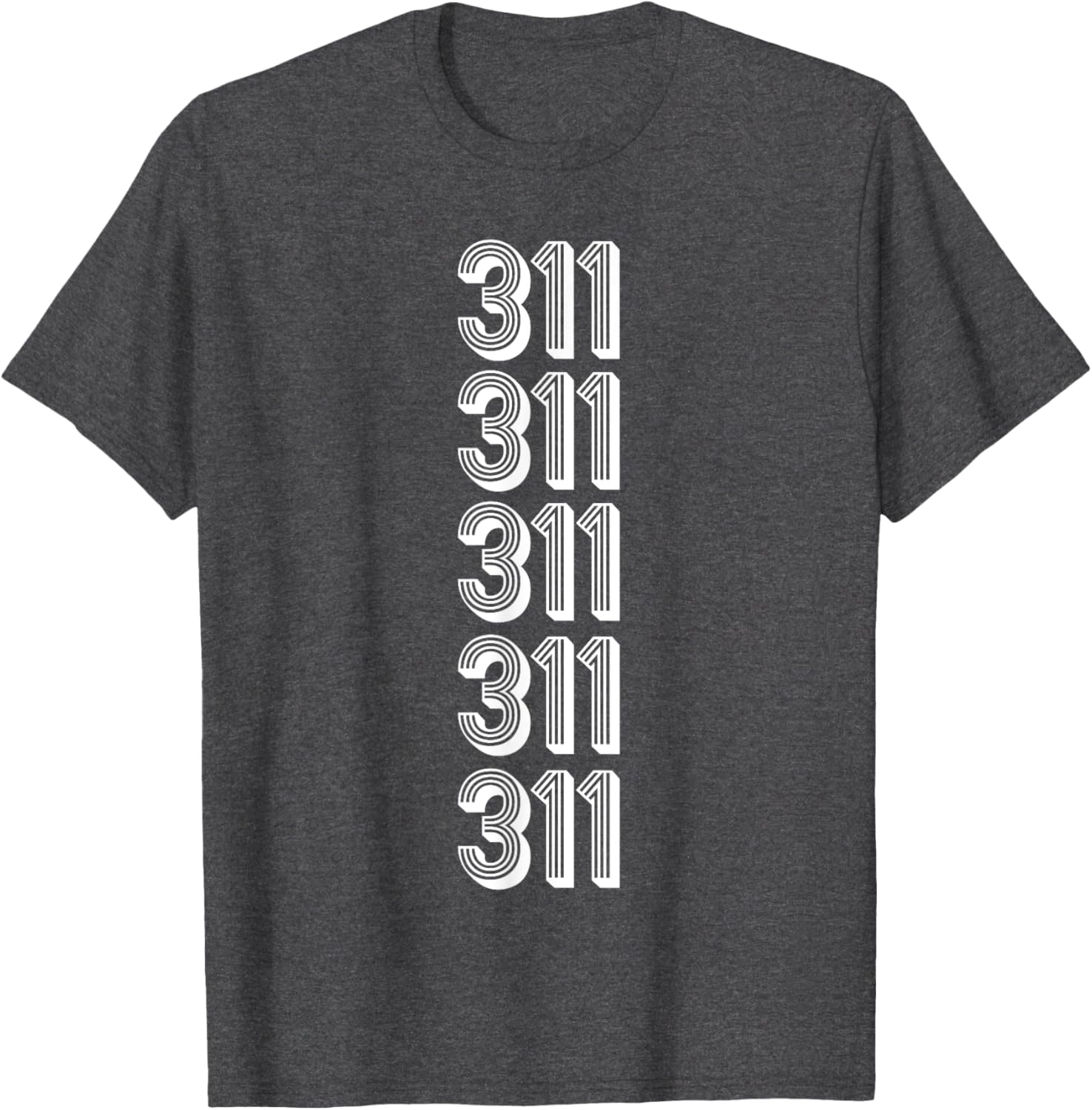 311 Area Code Chicago T-Shirt for Trendy City Lovers and Travelers - 25