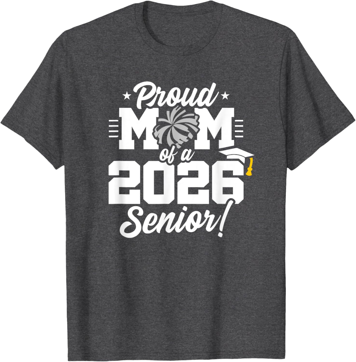 Class of 2026 Senior Cheerleader T-Shirt for Cheer Moms and Fans - 15