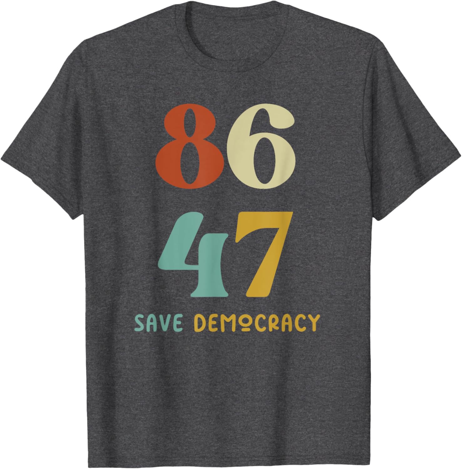 Save Democracy Anti Trump T-Shirt for Political Protest Enthusiasts - 6
