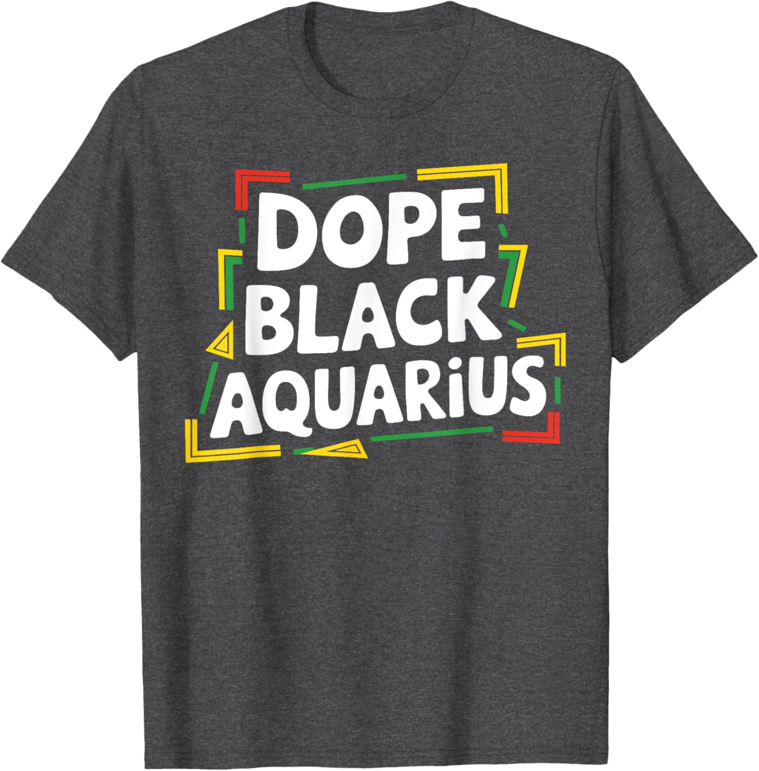 Stylish Melanin Aquarius Zodiac T-Shirt for Black Astrology Lovers - 1