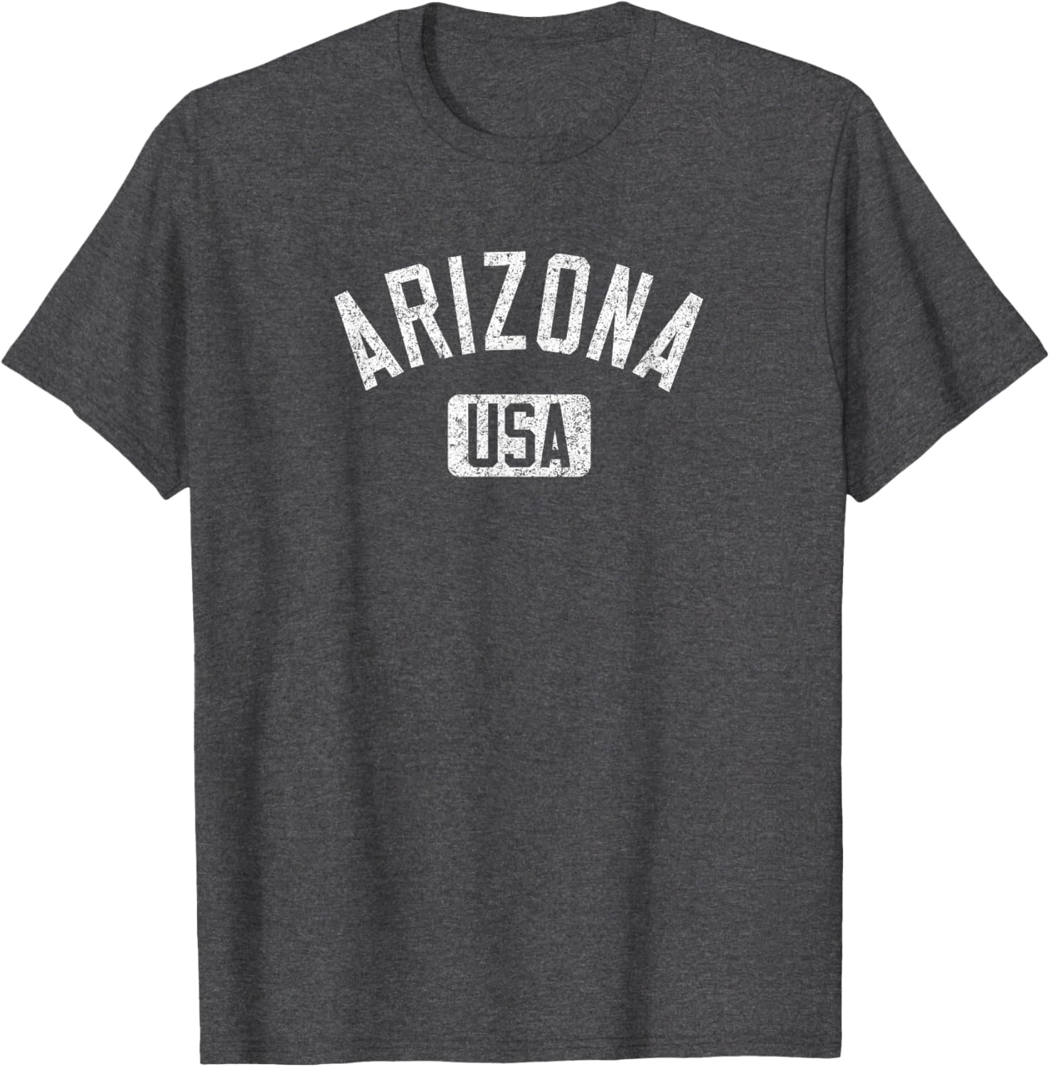 Arizona USA Distressed White Print T-Shirt for Comfortable Casual Style - 13