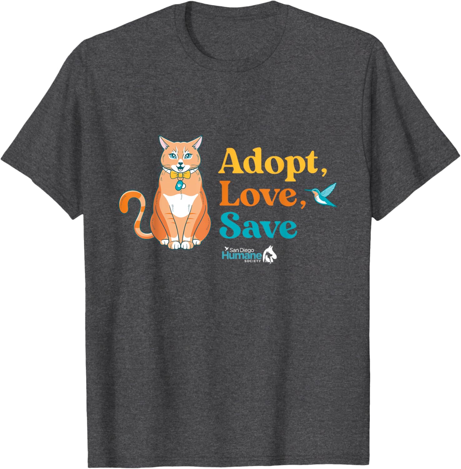 Adopt Love Save Rescue Cat T-Shirt for Men and Women - Perfect Gift! - 9