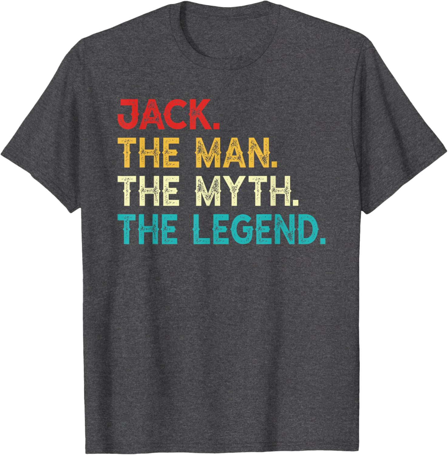 Funny Vintage Jack The Man The Myth The Legend Birthday T-Shirt - 12