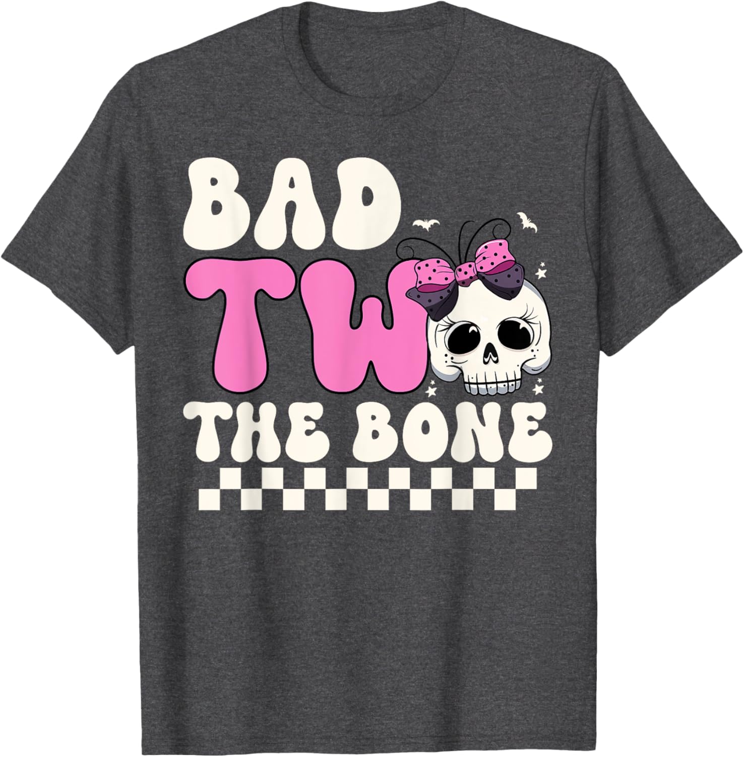 Bad Two The Bone Spooky 2nd Birthday T-Shirt for Girls - 10