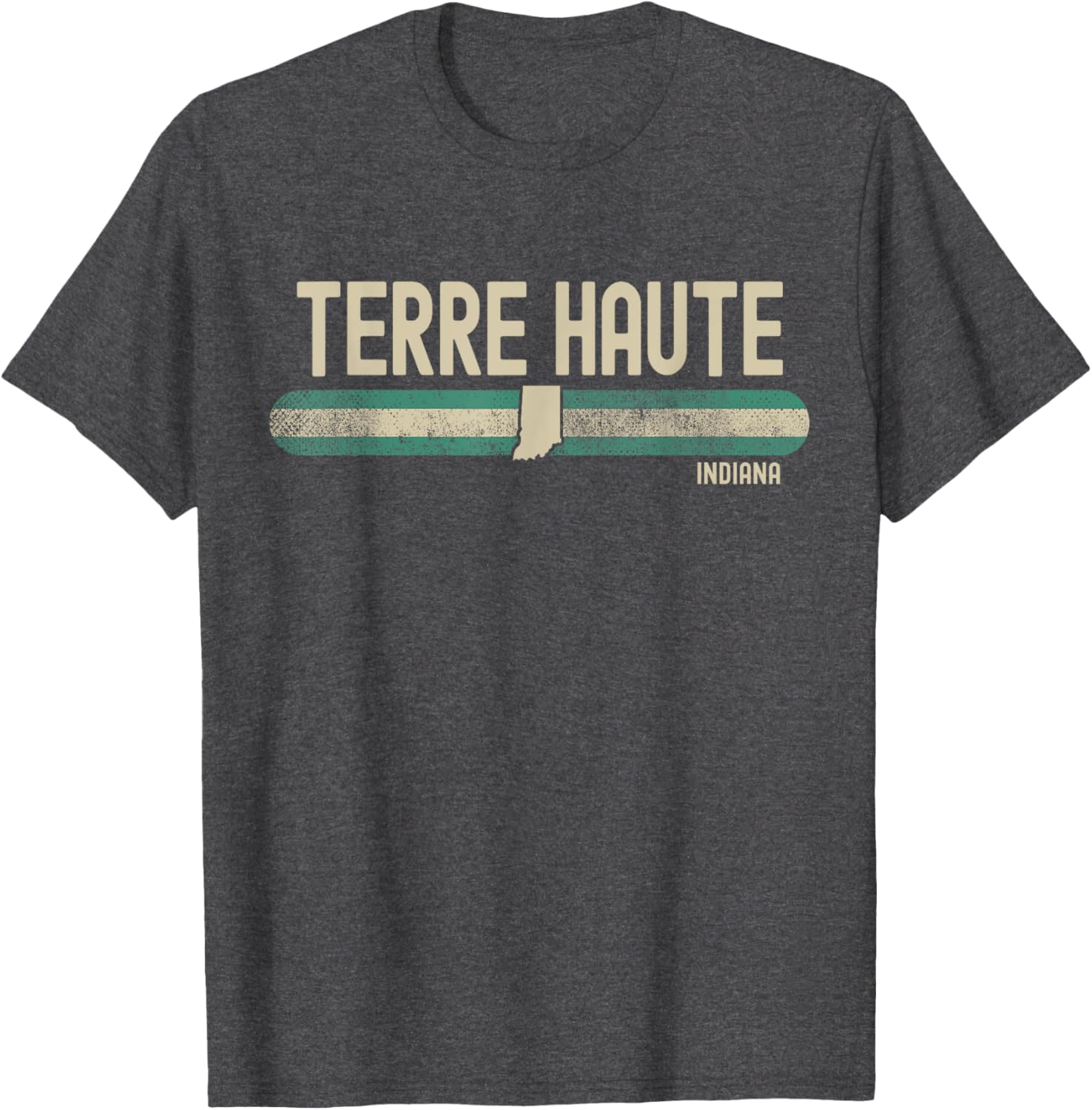 Terre Haute Indiana 80s Style T-Shirt for Travel Lovers and Music Fans - 10