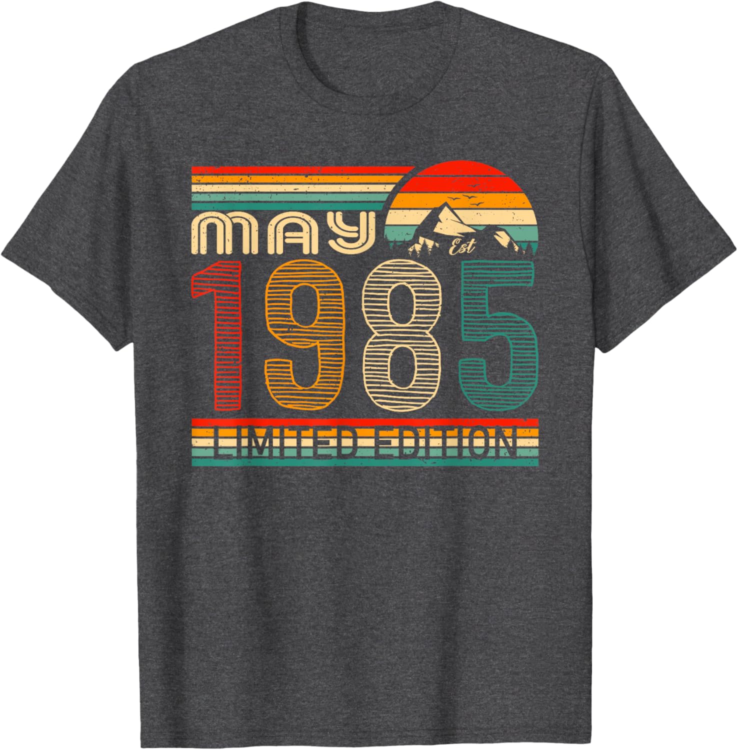 Classic 1985 Vintage Birthday T-Shirt May 1985 Limited Edition Gift - 11