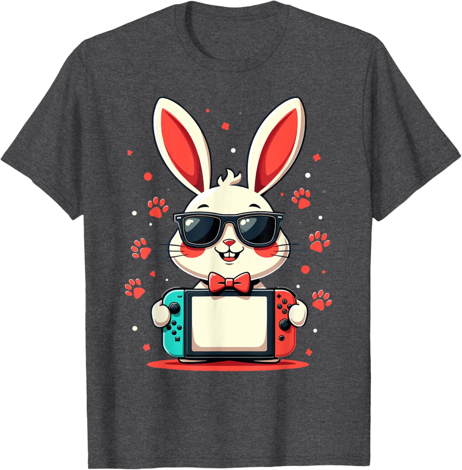 Cute Bunny Gaming Controller T-Shirt for Easter Gamer Boys Gifts - 14