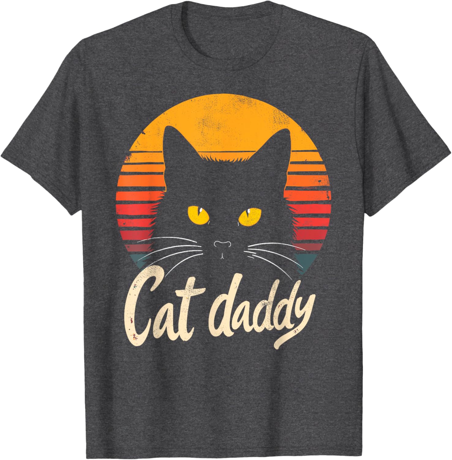 Retro Cat Daddy T-Shirt for Men, Women, and Kids - Vintage Cat Sunglasses Tee - 7