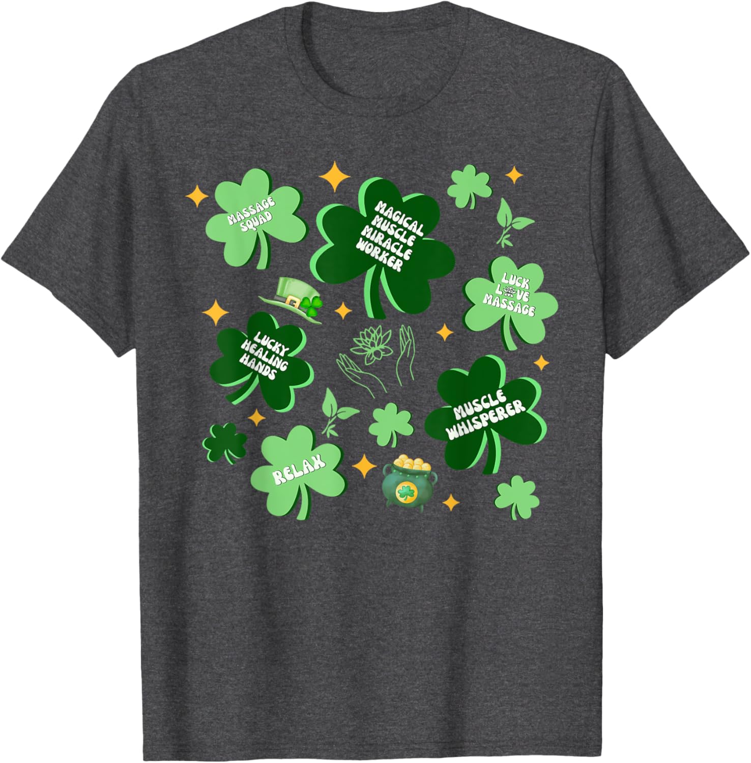 St Patricks Day Massage Therapist Graduation T-Shirt for LMTs - 17