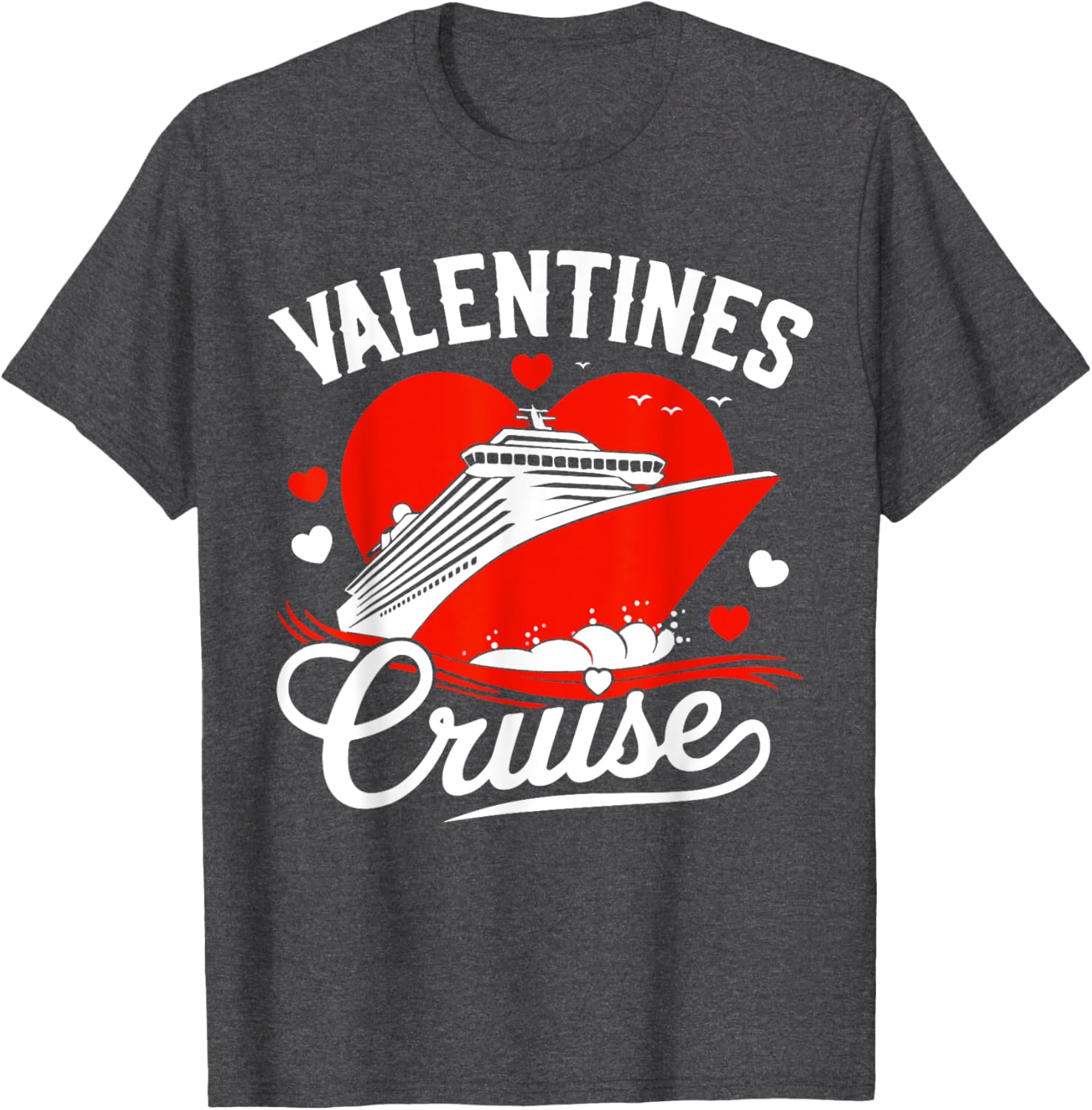 Valentine's Day Cruise Matching Couple T-Shirts for Sweet Vacation Fun - 13