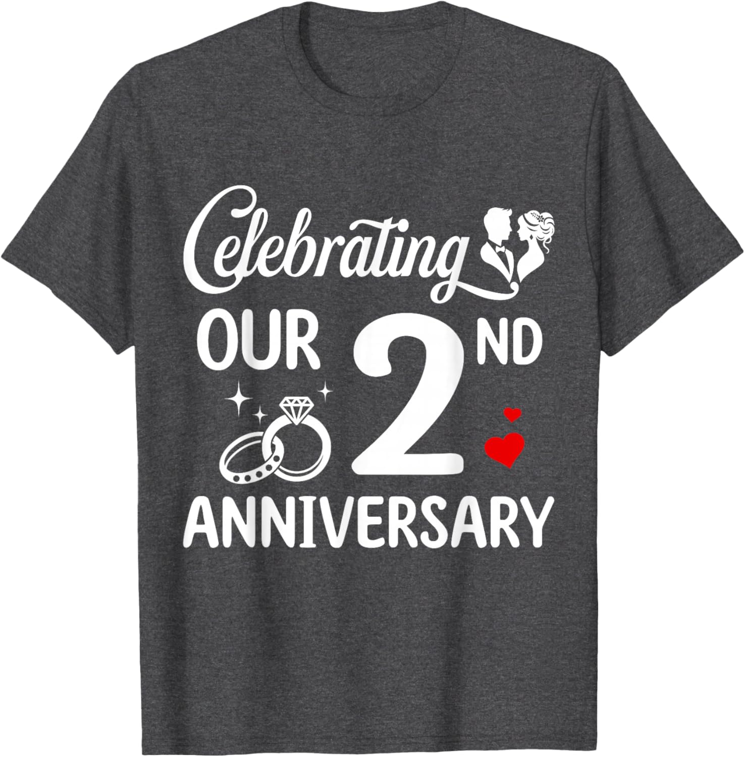 Celebrate Your 2nd Wedding Anniversary with Our Fun Marriage T-Shirt - 11