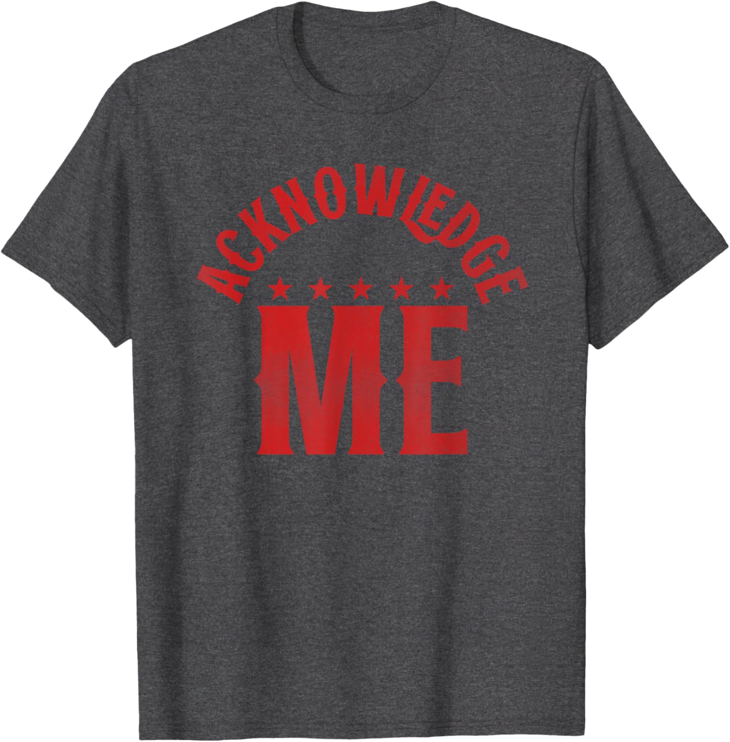Acknowledge Me Retro Vintage Sports Competition T-Shirt for All Seasons - 17