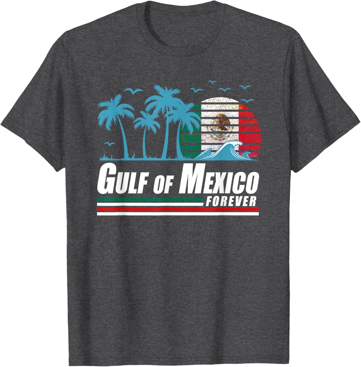 Retro Gulf of Mexico T-Shirt for Coastal Vibes and Vintage Style - 19
