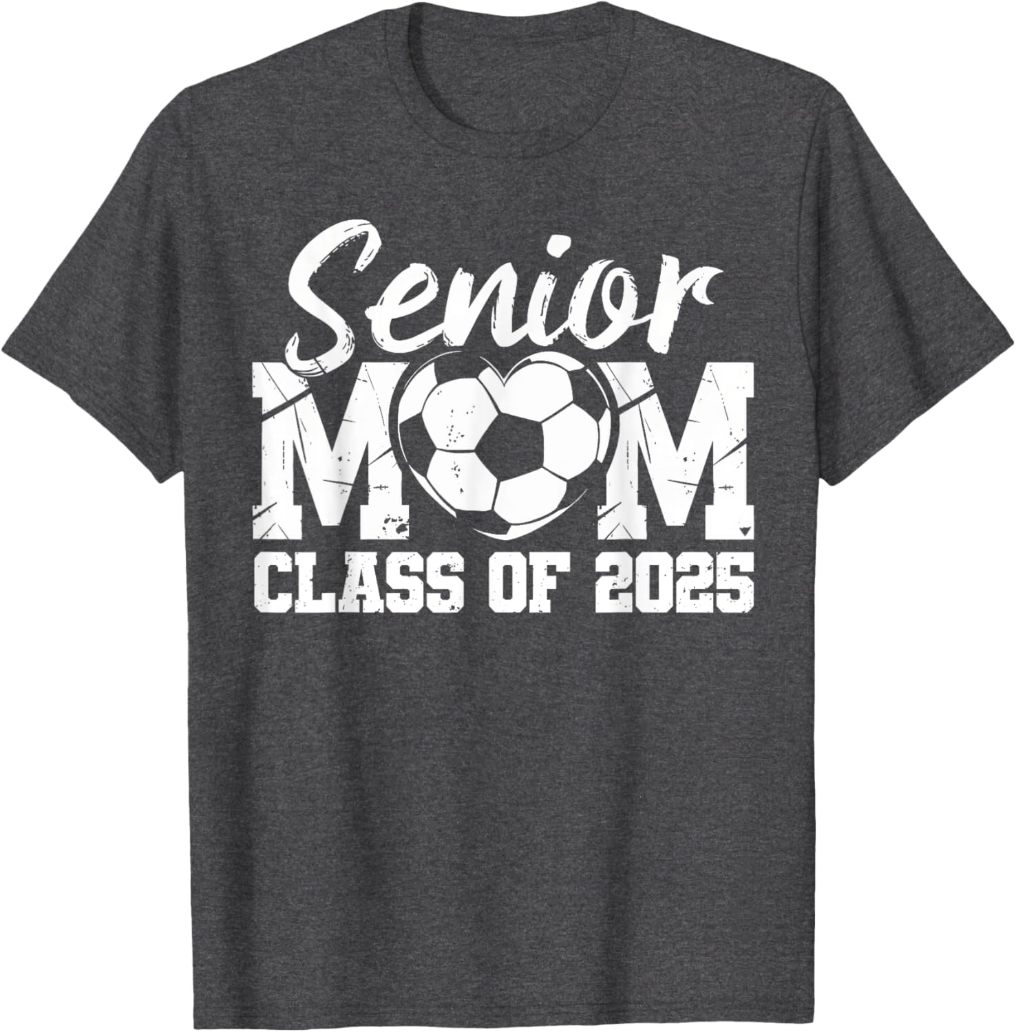 Soccer Mom Class of 2025 Graduate T-Shirt for Proud Senior Mamas - 18